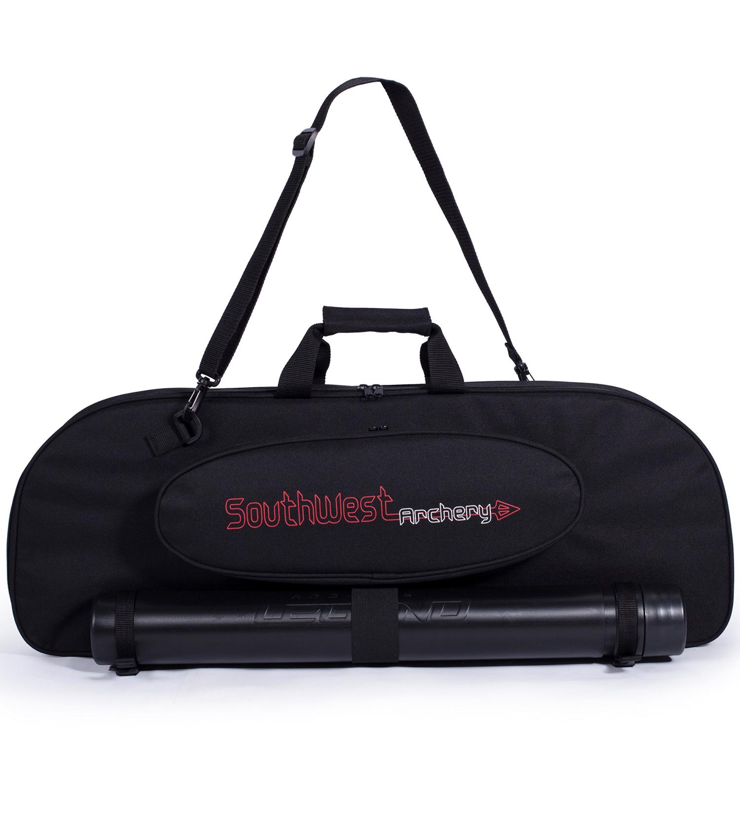 Southwest Archery Universal Takedown Recurve Bow Case with Arrow Tube and Pocket | Fully Padded Travel Case - New Improved Model - X2 - Buy Online on GoSupps.com