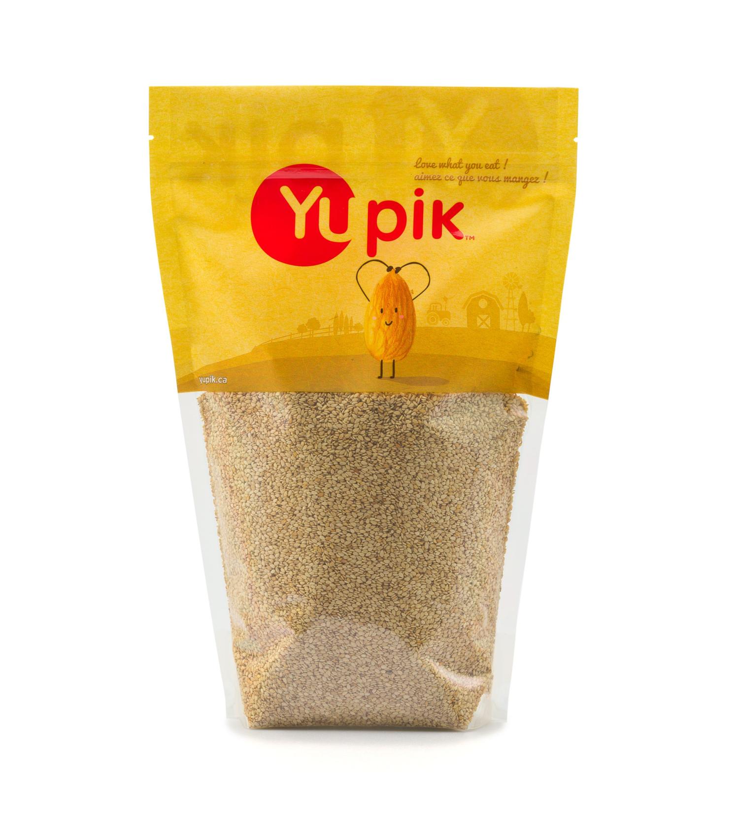 Yupik Natural Raw Sesame Seeds 2.2 lb - Premium Quality Sesame Seeds for Cooking and Baking - Buy Online on GoSupps.com