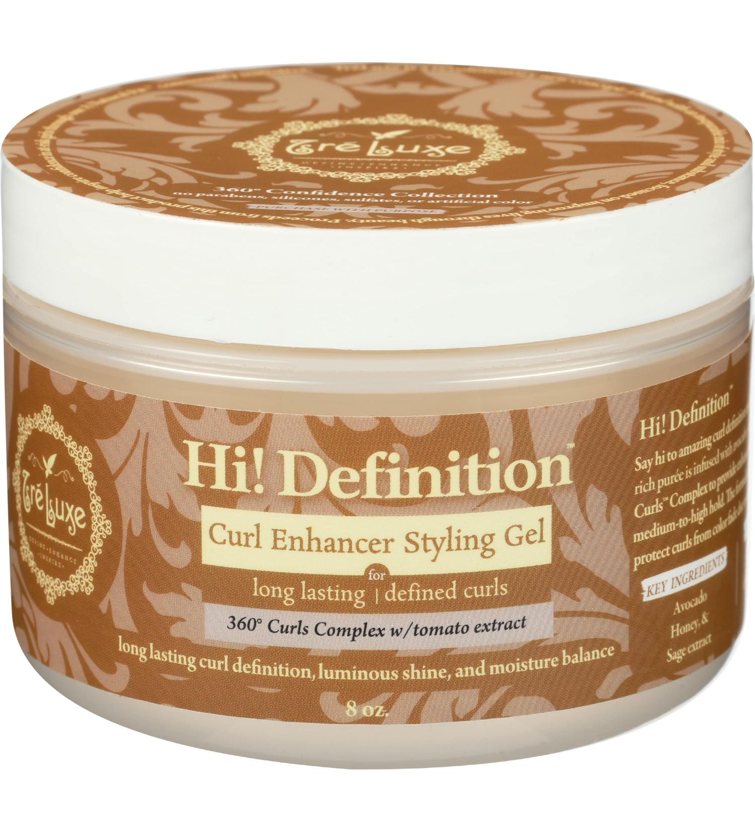 TRELUXE Hi! Definition Curl Enhancer Styling Gel - 8oz Pack of 1 - Buy Online on GoSupps.com