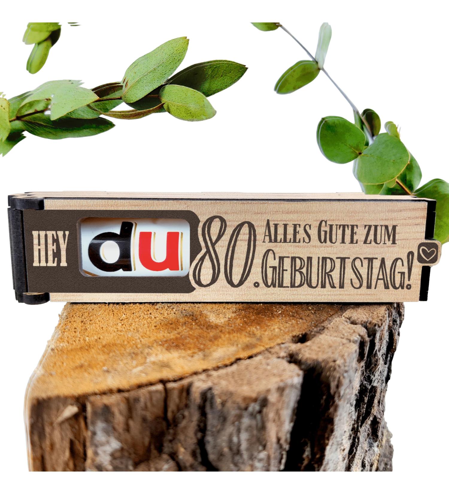 80th Birthday Chocolate Bar Gift Box - Duplo & Decorations | Perfect Gift Ideas for Men & Women - Buy Online on GoSupps.com
