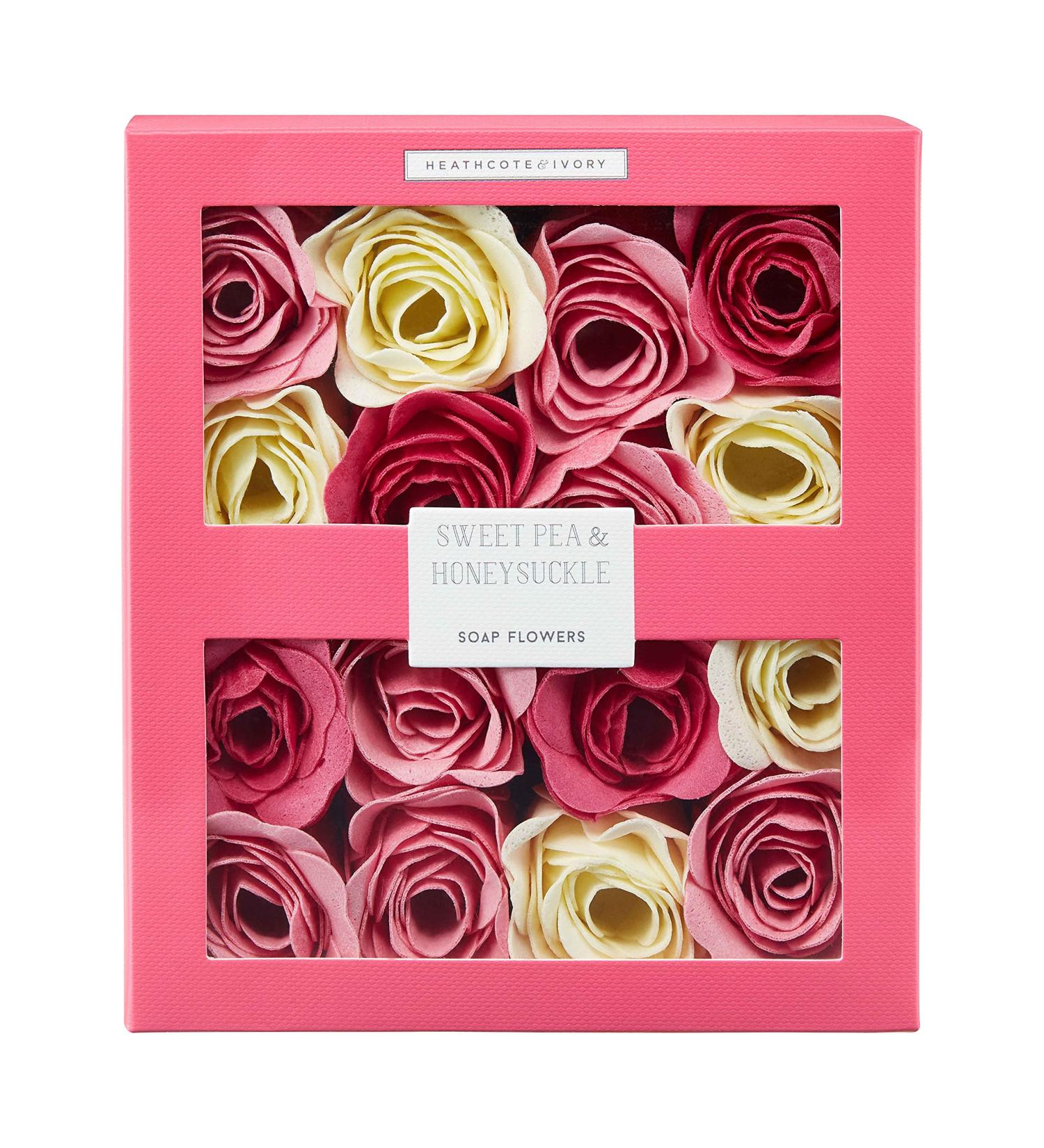 Heathcote & Ivory Sweet Pea Honeysuckle Scented Soap - Add Luxury to the Bath - Cruelty Free & Vegan - Perfect Gift - 96g - Buy Online on GoSupps.com