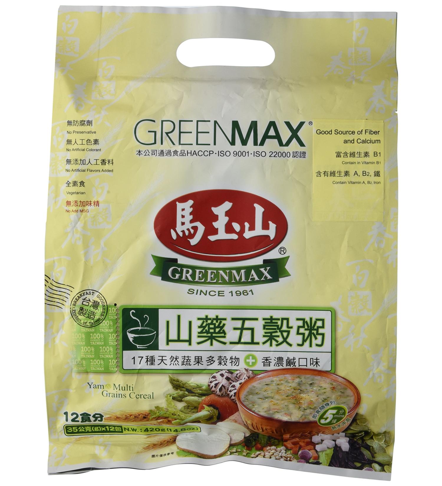 Greenmax Yam & Multi Grains Cereal 14.8oz - Nutritious Breakfast Option (1 Pack) - Buy Online on GoSupps.com