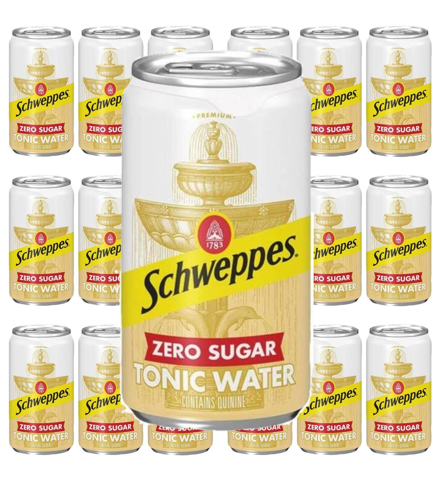 Schwepps diet tonic water sleek, 7.5 fl oz, 18 cans