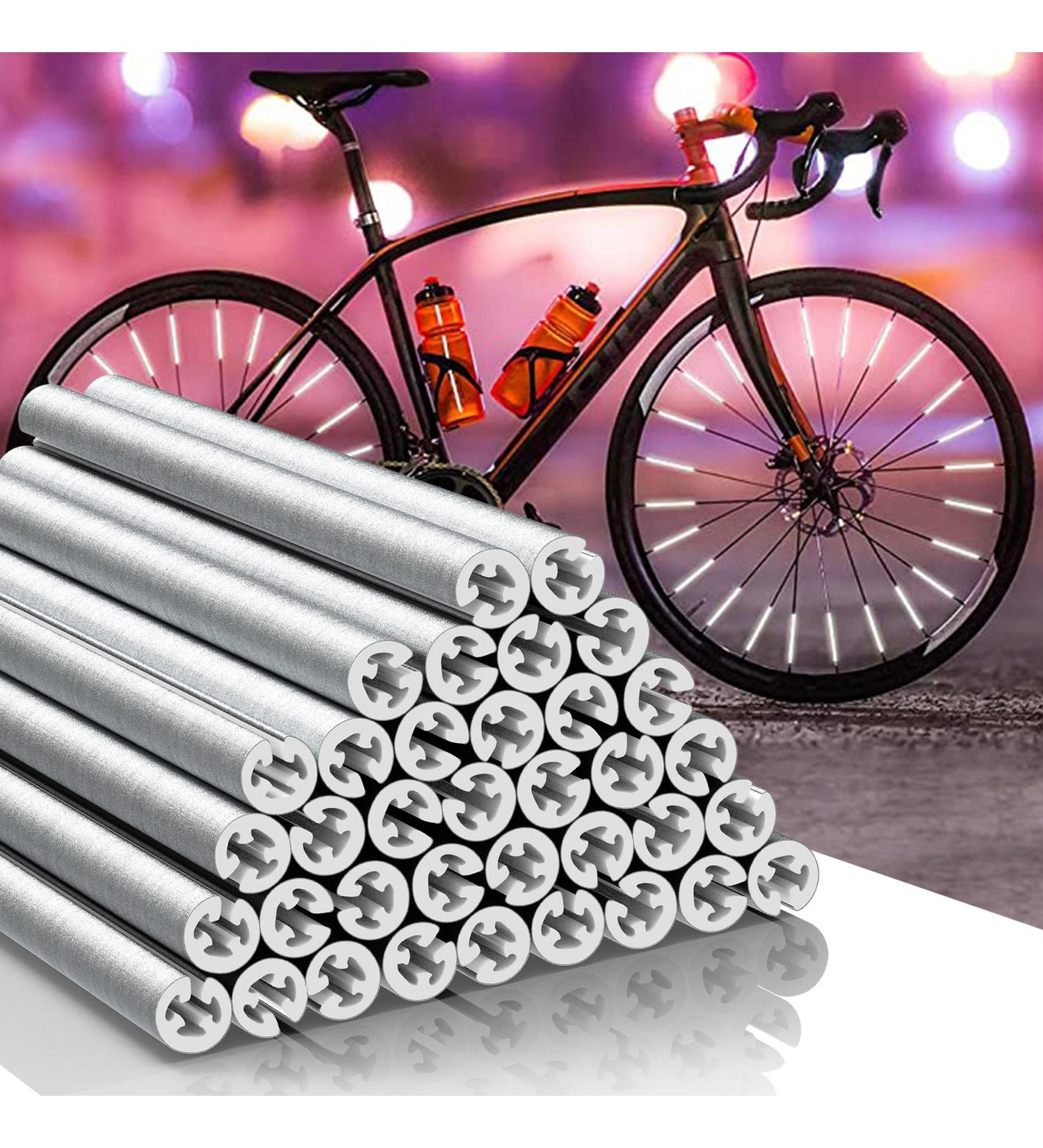 B chel SEKU Clips - StVZO Approved Bicycle Spoke Reflectors | 72-Pack | Alternative to Cat's Eyes & Spoke Lights for Improved Safety - Buy Online on GoSupps.com