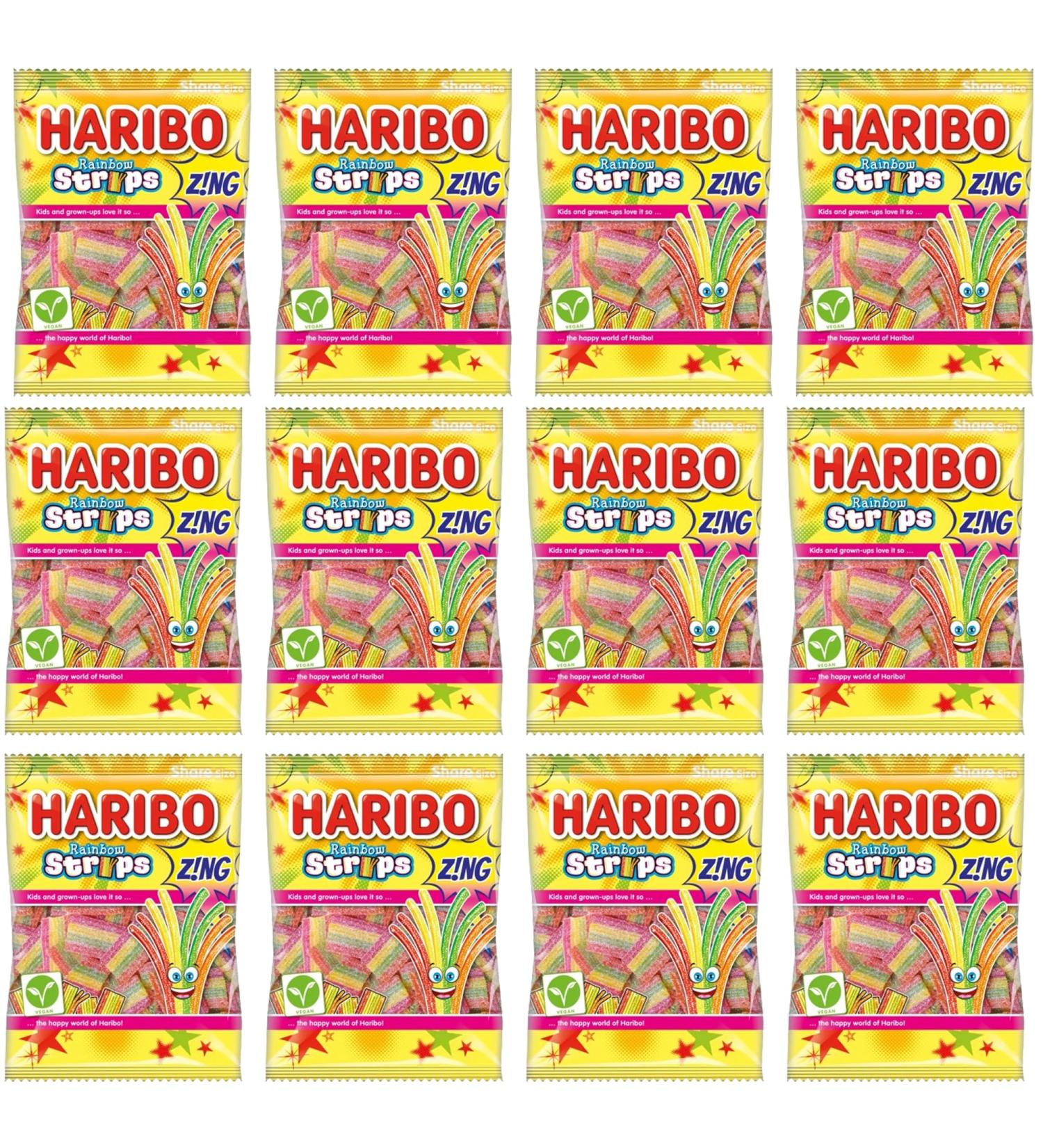HARIBO PM 1.25 RAINBOW STRIPS ZING - Buy Online on GoSupps.com