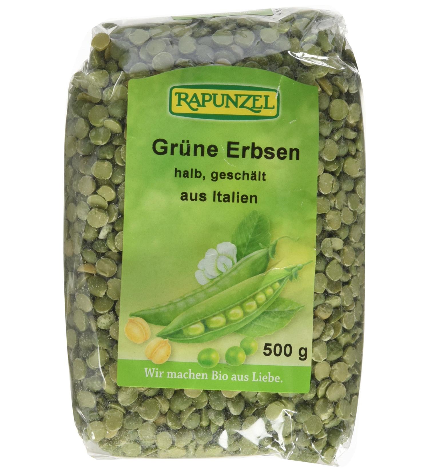Buy Organic Shelled Green Rapunzel Peas - 500g | International Shipping Available - Buy Online on GoSupps.com
