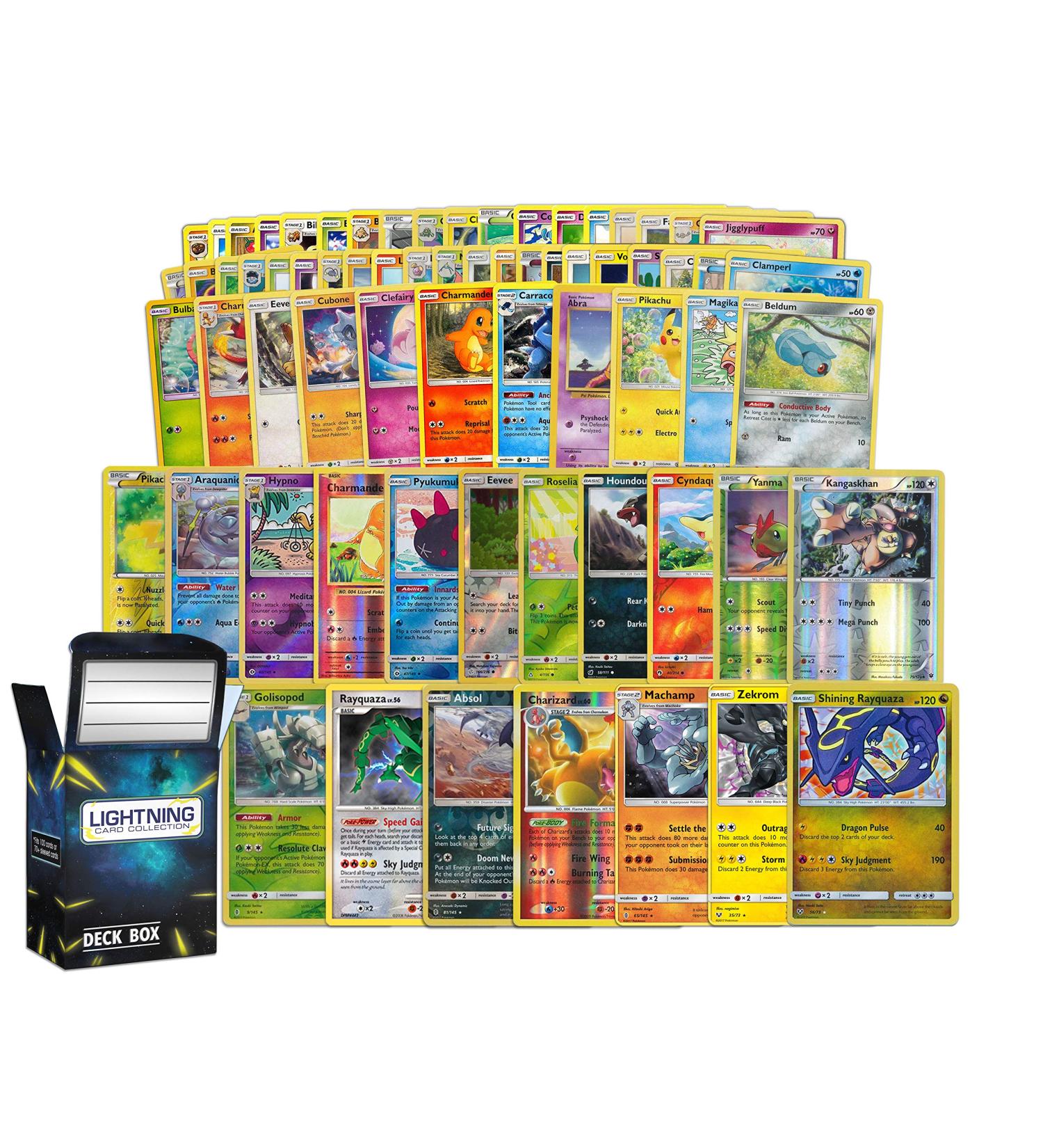 Pokemon Lightning Card Collection Box Bundle - Includes 50 Cards - Compatible with Pokemon TCG - Buy Online on GoSupps.com