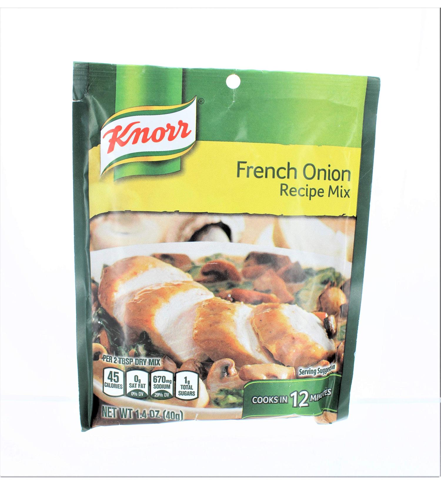 Knorr French Onion Mix Recipe 1.41 oz (Pack of 3) - Savory Onion Flavor - Buy Online on GoSupps.com