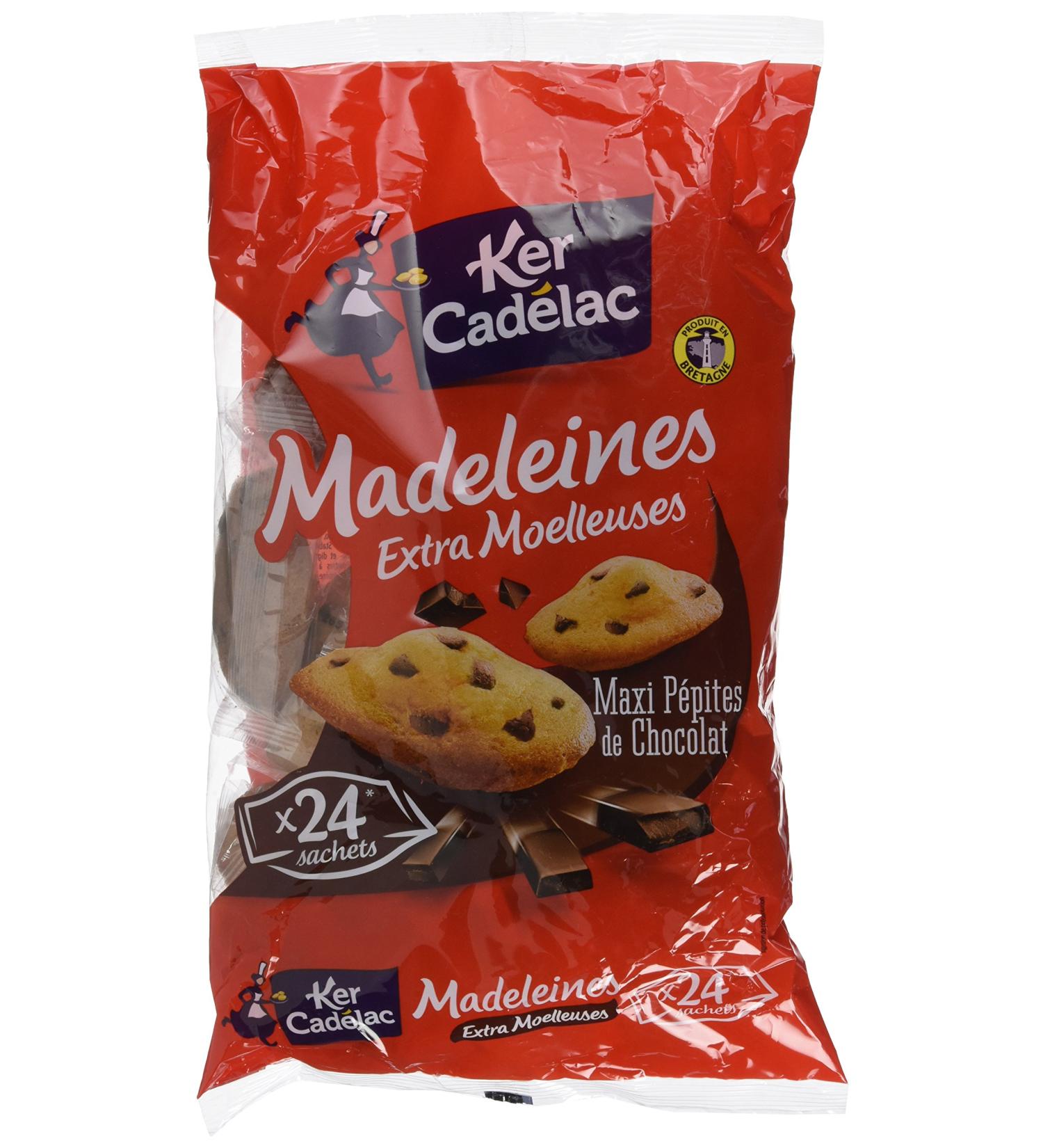 Ker Cadelac Madeleines Maxi Extra Soft Chocolate Chips 600g - Buy Online on GoSupps.com