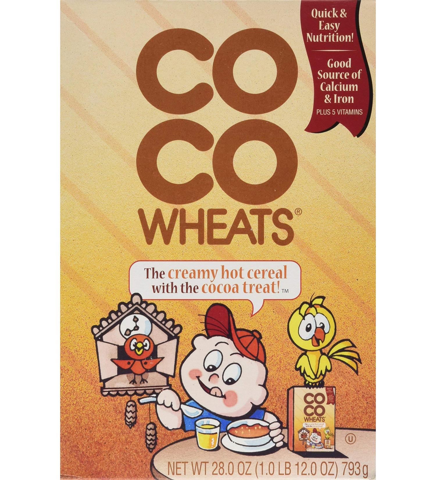 Coco Wheats Hot Cereal Cocoa 28-oz - Delicious Cocoa Flavor - 1.75 Pound Pack - Breakfast Cereal - Buy Online on GoSupps.com