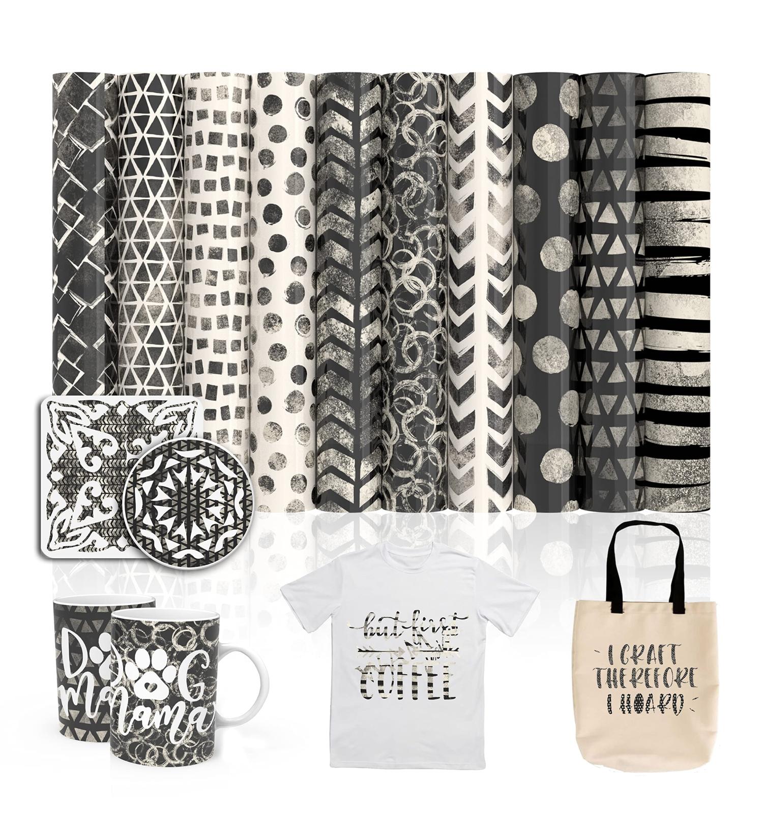 XINPOCUT infusible Transfer Ink Sheets(10pcs/Set  12x12) - Ink Brush Transfer Paper Sublimation for Cricut Mug Press  Silhouette Cameo or Heat Press Machine Transfer Sheets for T-Shirts Mug Bag 6 - Buy Online on GoSupps.com