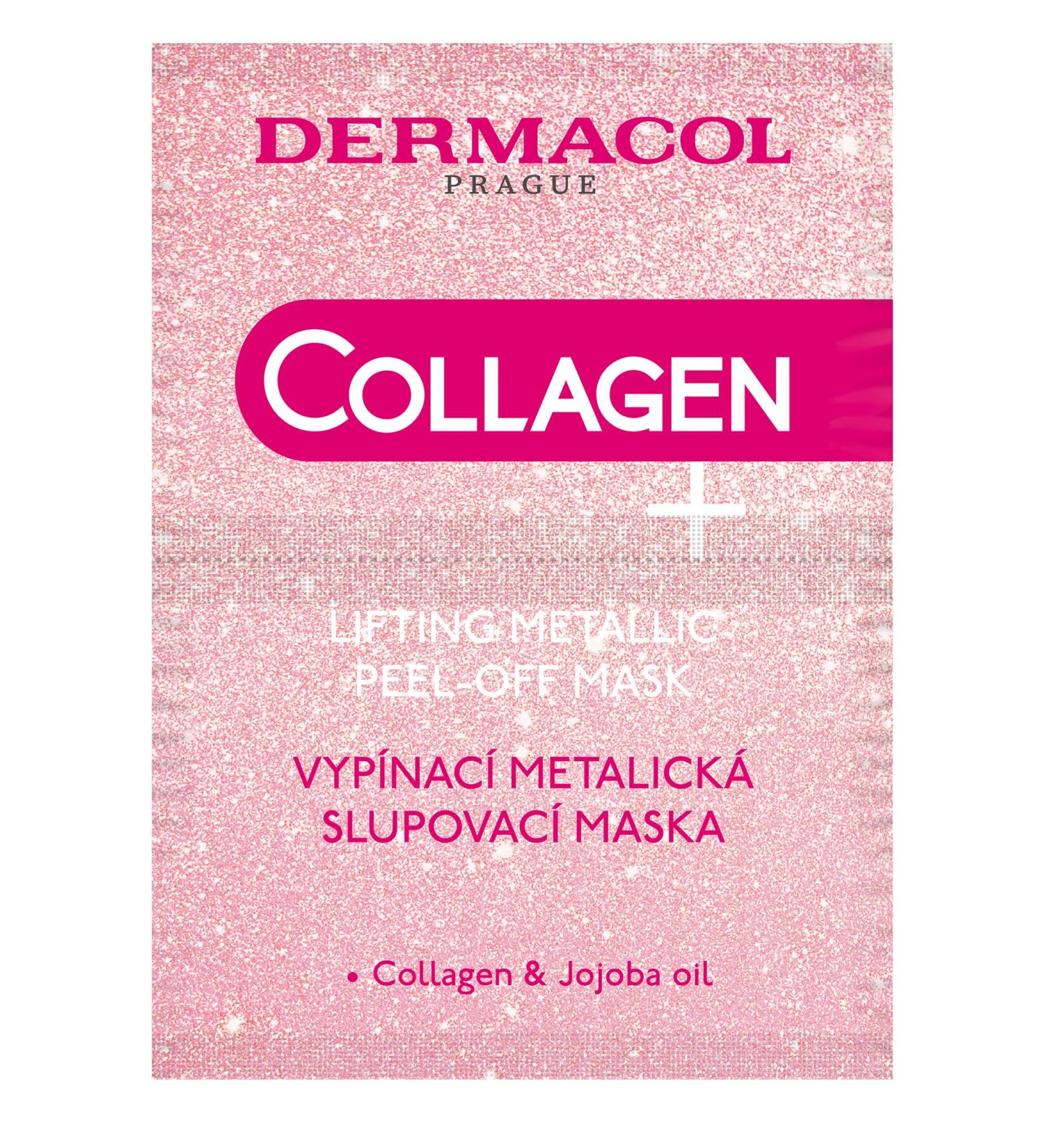 Dermacol Collagen+ Lifting PeelOff mask 2 pieces of 75 ml firming mask with collagen for tighter and smoother skin - Buy Online on GoSupps.com