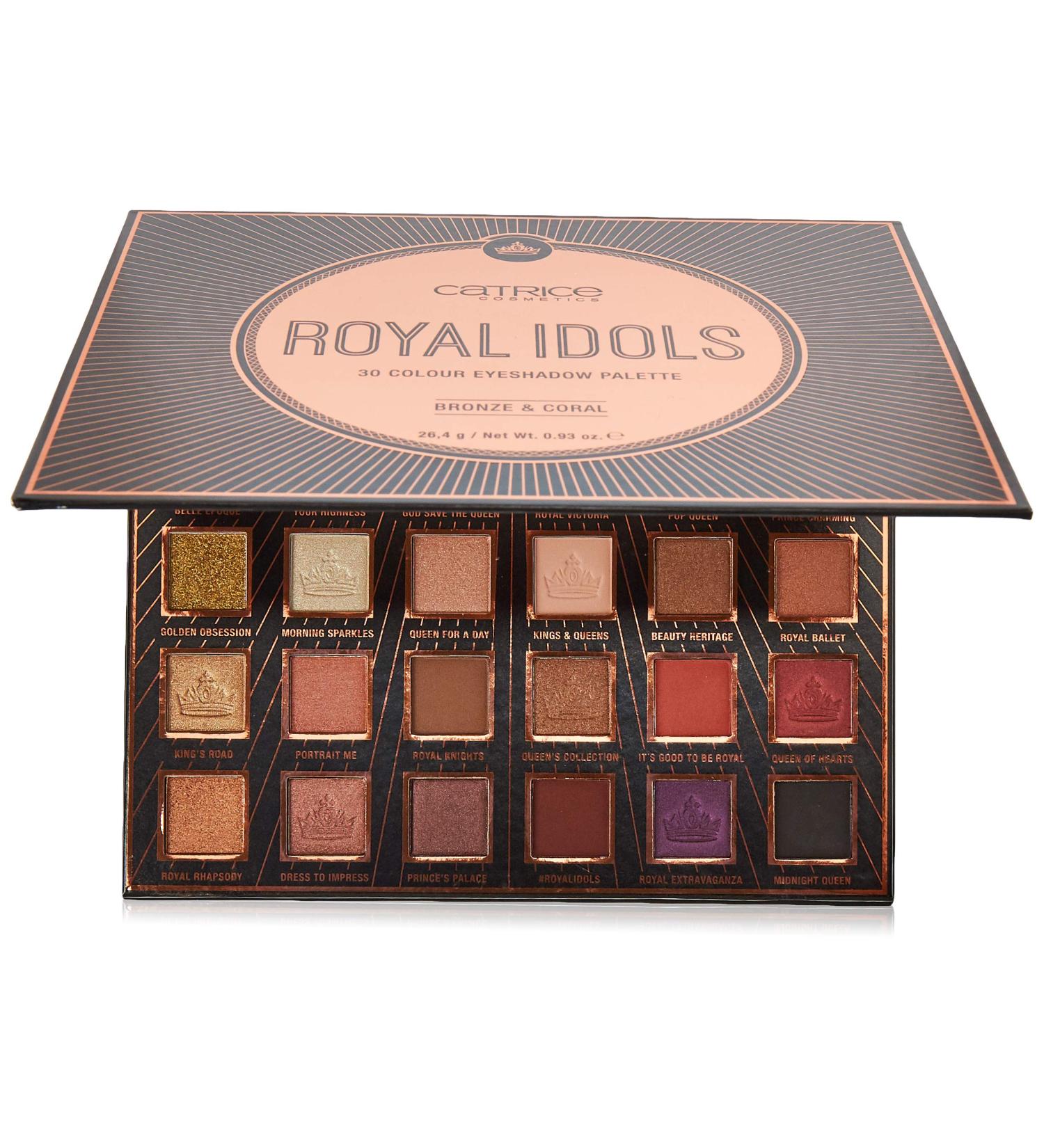 Catrice Royal Party Royal Idols 30 Colour Eyeshadow Palette - Bronze & Coral Shades (26.4g) | Shop Internationally - Buy Online on GoSupps.com
