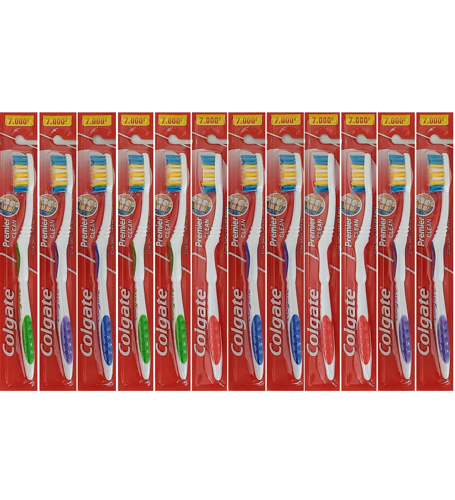 Colgate Premier Classic Clean Medium Toothbrush (Card of 12)