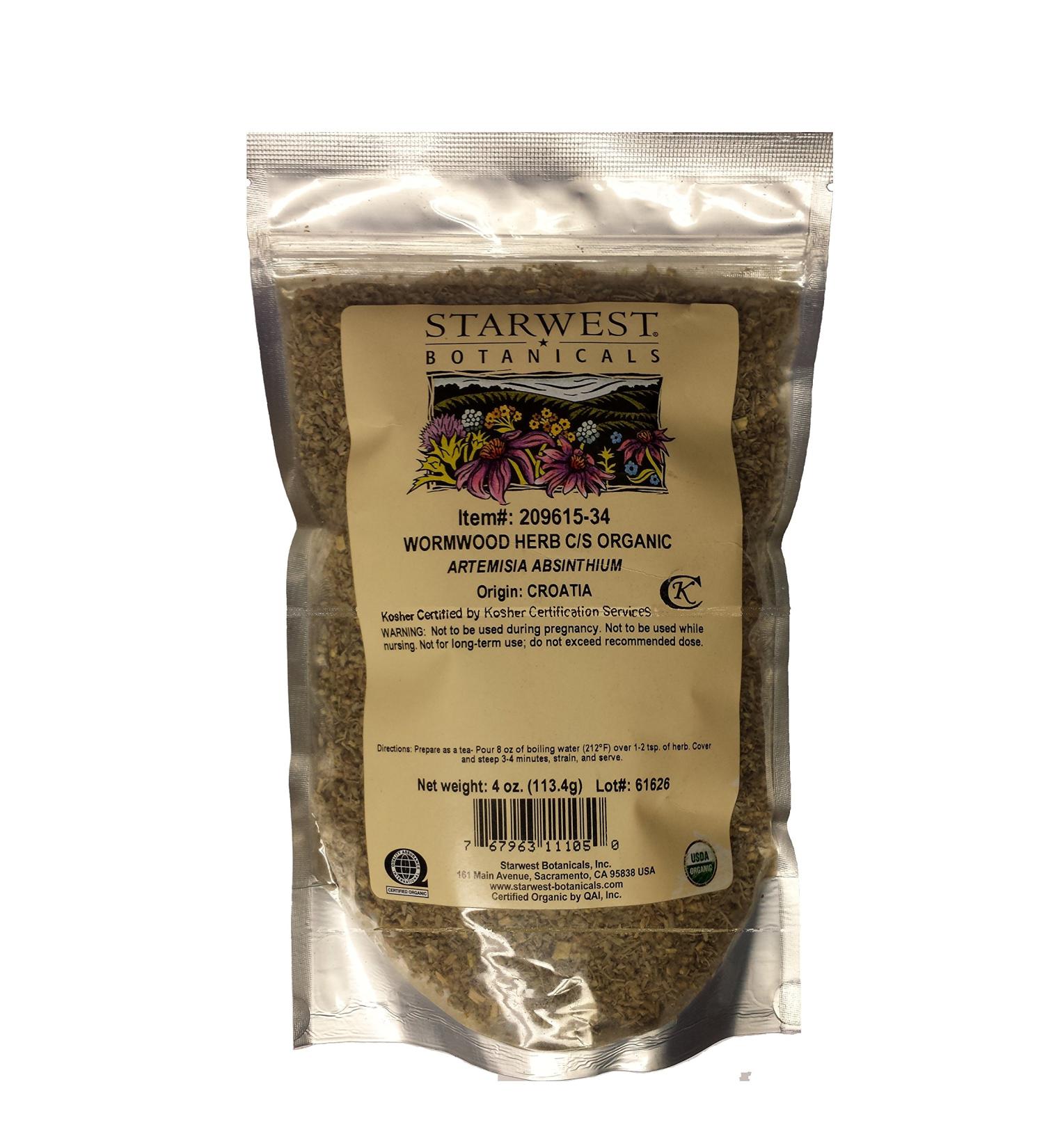 Organic Wormwood Herb C/S