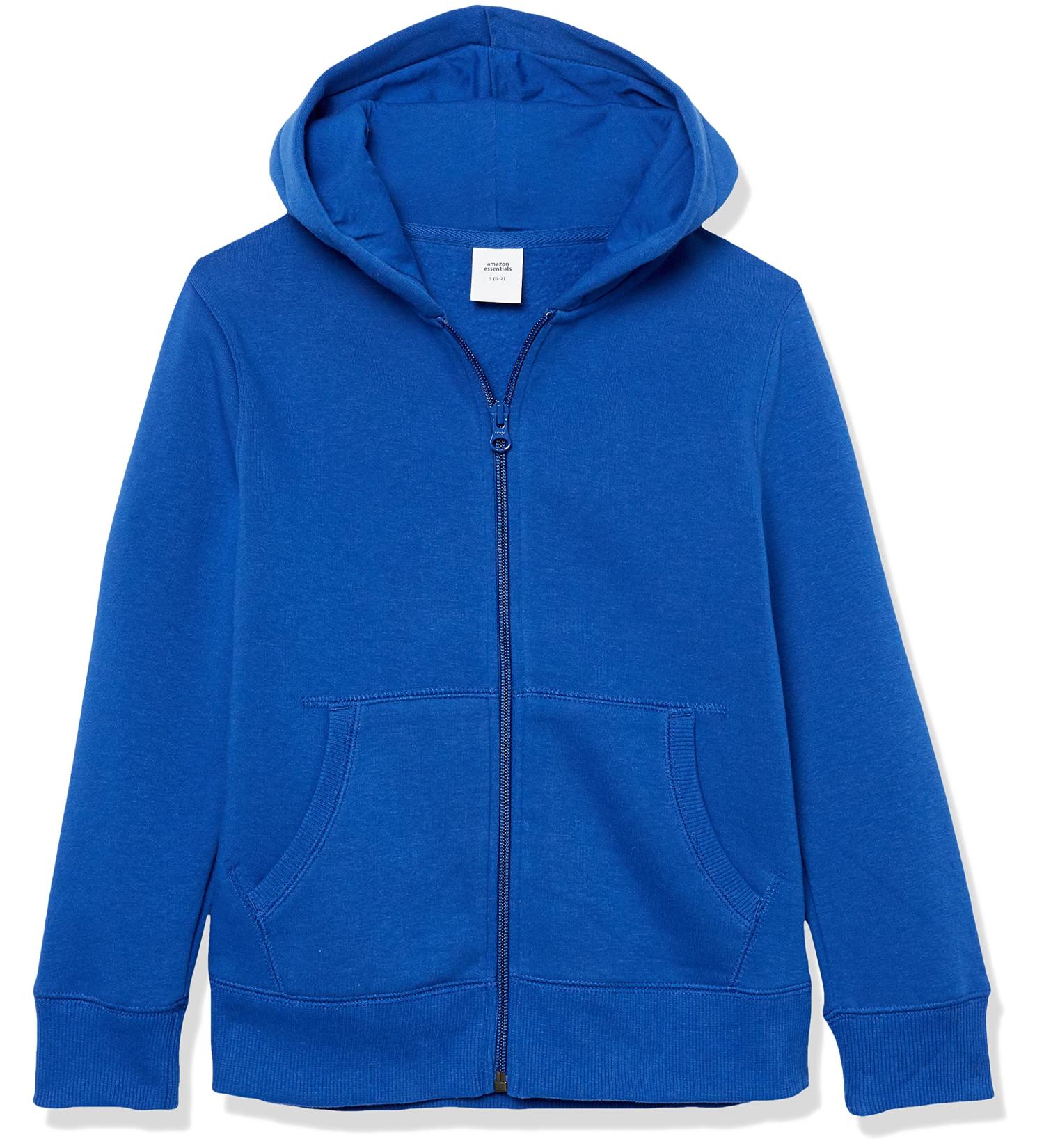 Amazon Essentials Boys' Fleece Zip-Up Hoodie Sweatshirt - Blue (9 Years) - Buy Online on GoSupps.com