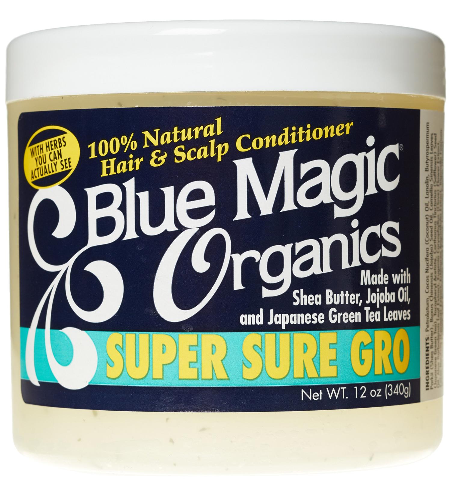 Blue Magic Super Sure Hair Growth Product - 12oz | Effective Hair Growth Solution - Buy Online on GoSupps.com