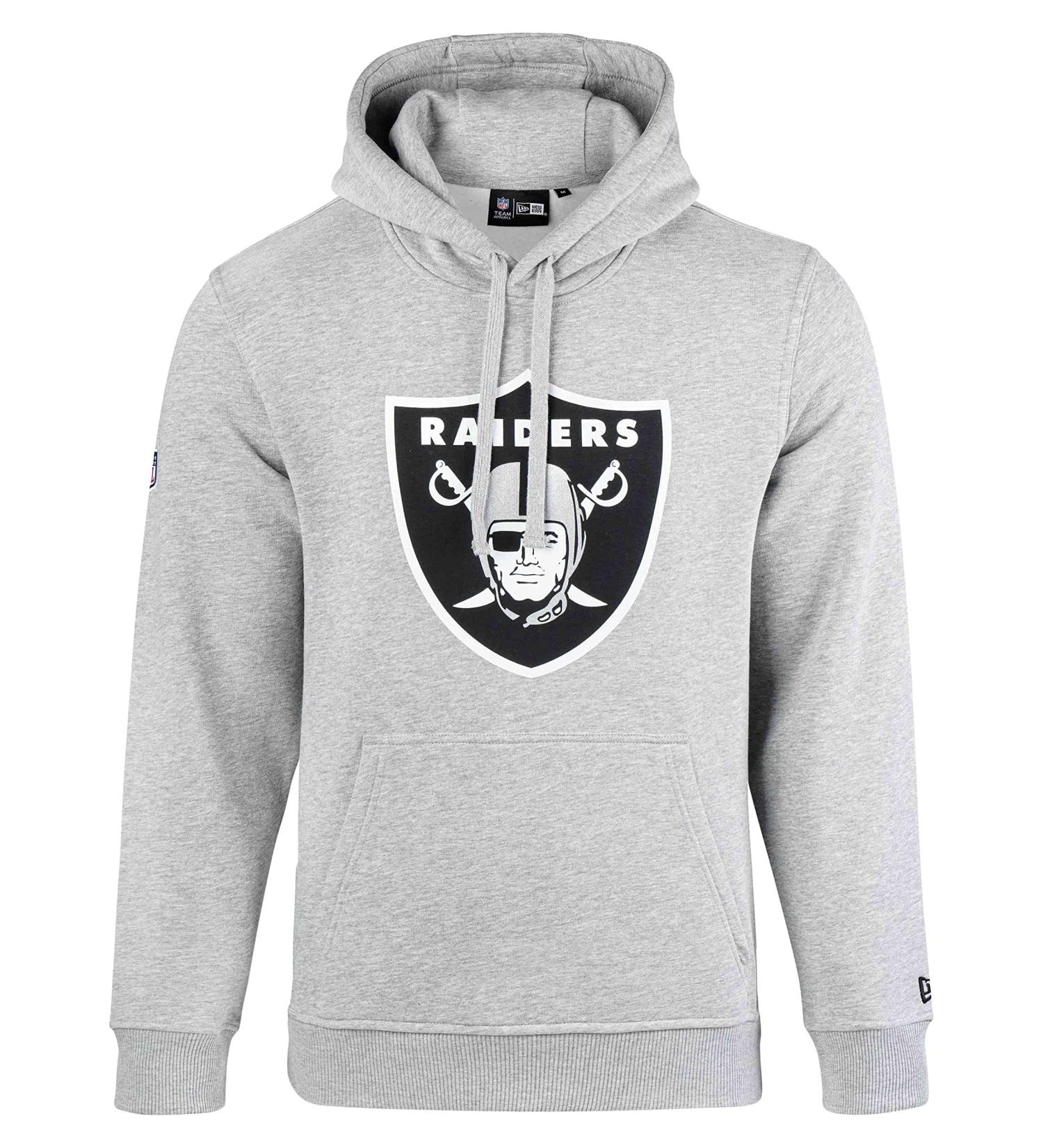 New Era Oakland Raiders Hoody - Black XXL Team Logo Pullover | International Shipping Available - Buy Online on GoSupps.com