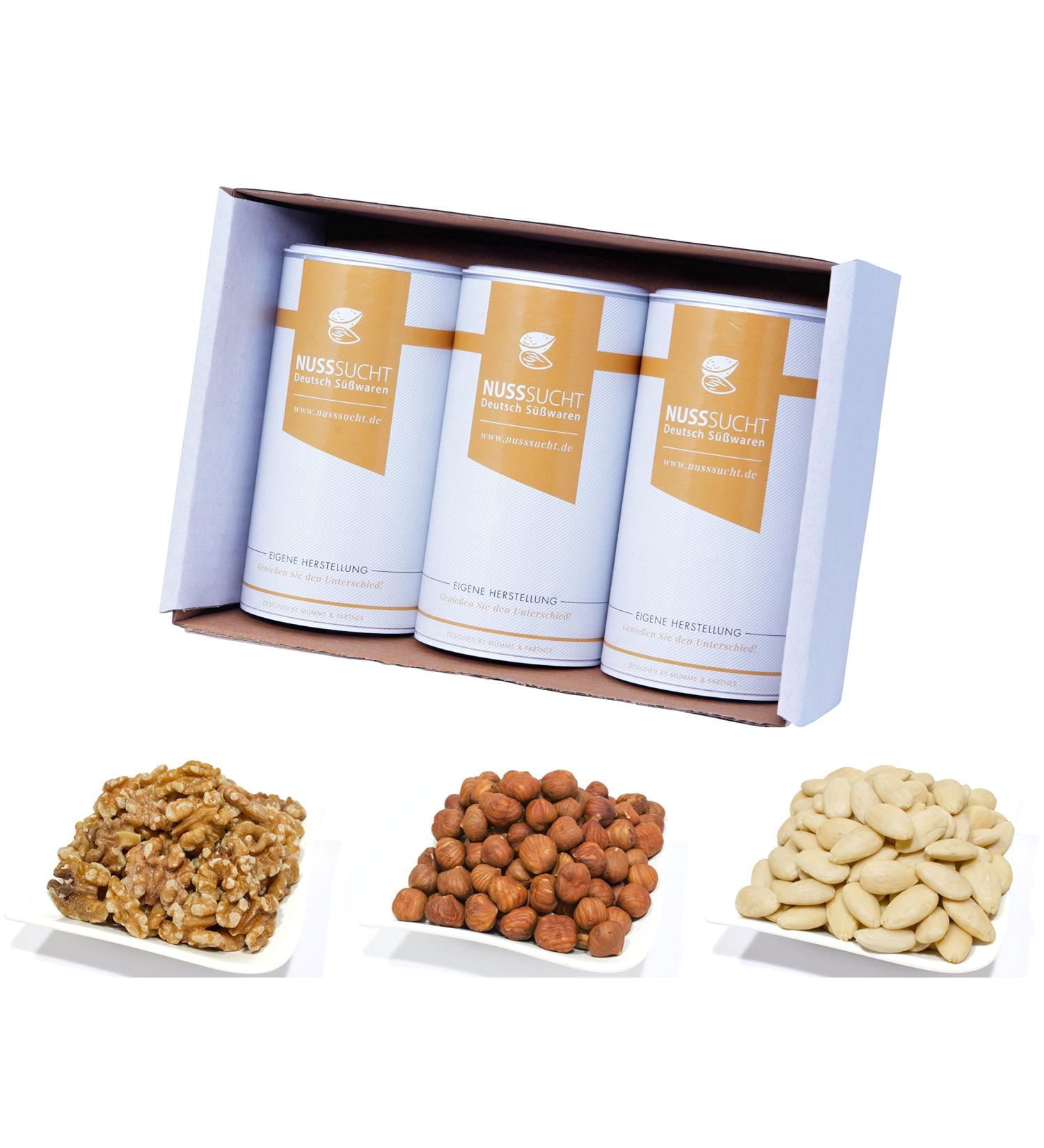 Premium Cake Baking Set with Blanched Almonds Natural Hazelnuts & Walnuts - International Shipping - Buy Online on GoSupps.com