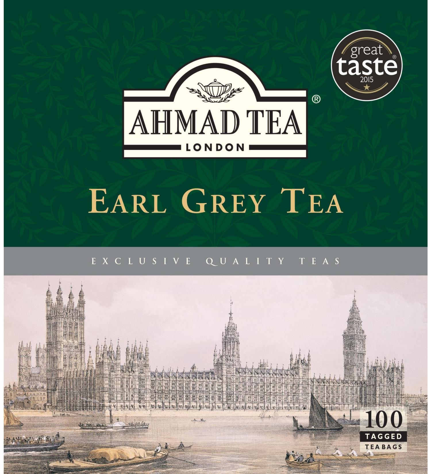 Ahmad Tea Earl Grey Tea | Black Tea - 100 Teabags - Buy Online on GoSupps.com