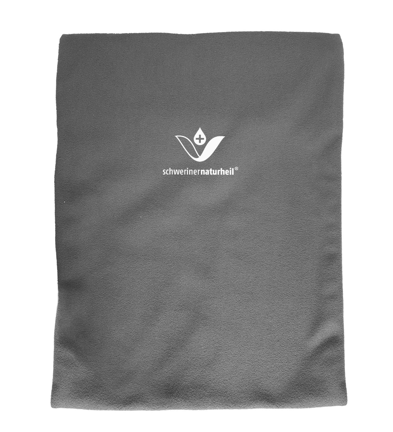 Moor Heat Pad 28x38 cm - Fleece Cover in Basalt Grey | Hot Water Bottle & Heating Pad for Pain Relief - Buy Online on GoSupps.com