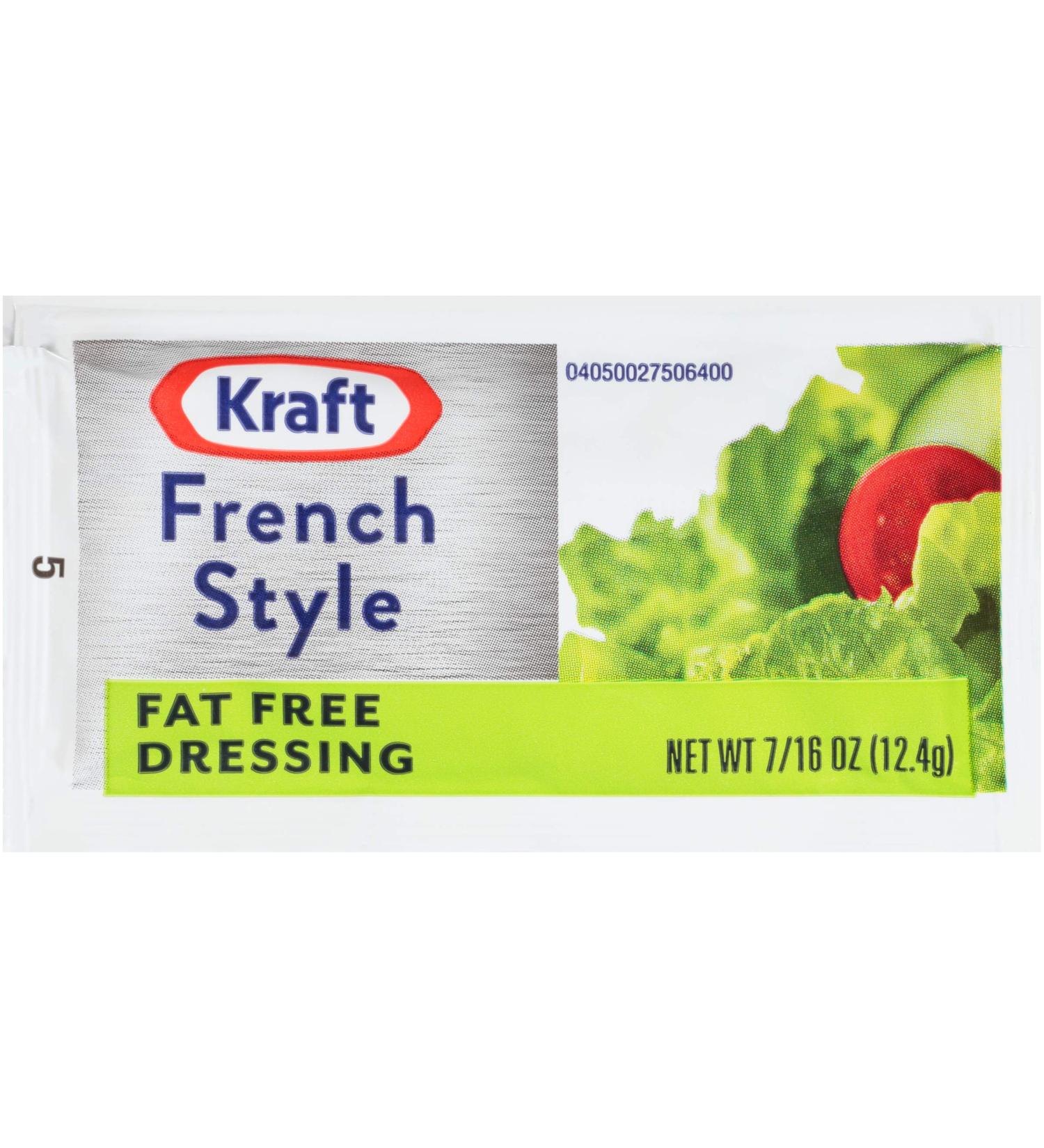 Kraft Fat Free French Salad Dressing 0.44 oz Packets - Pack of 200 | Convenient Single Serve Packets - Buy Online on GoSupps.com