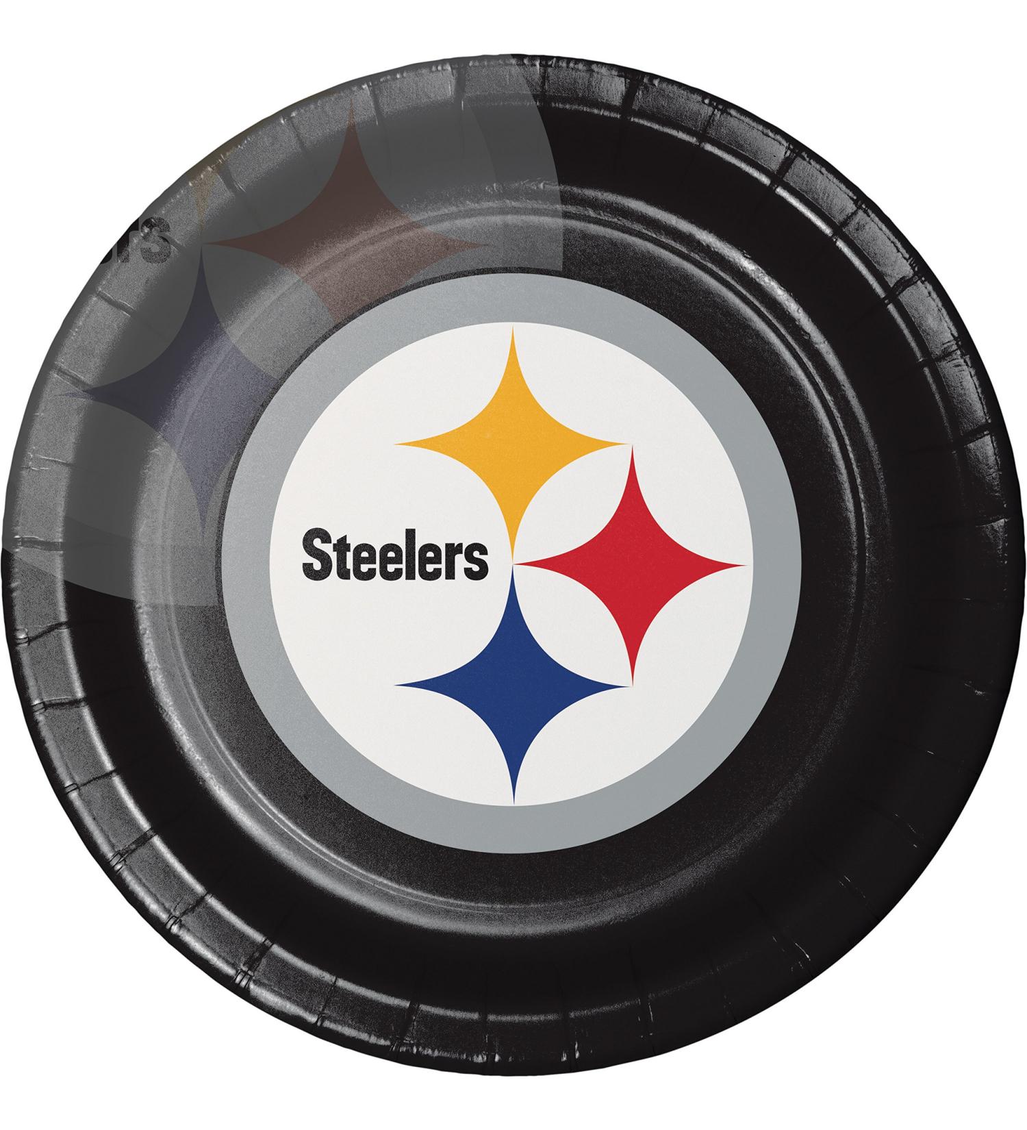 Creative Converting Pittsburgh Steelers Paper Plates, 24 ct