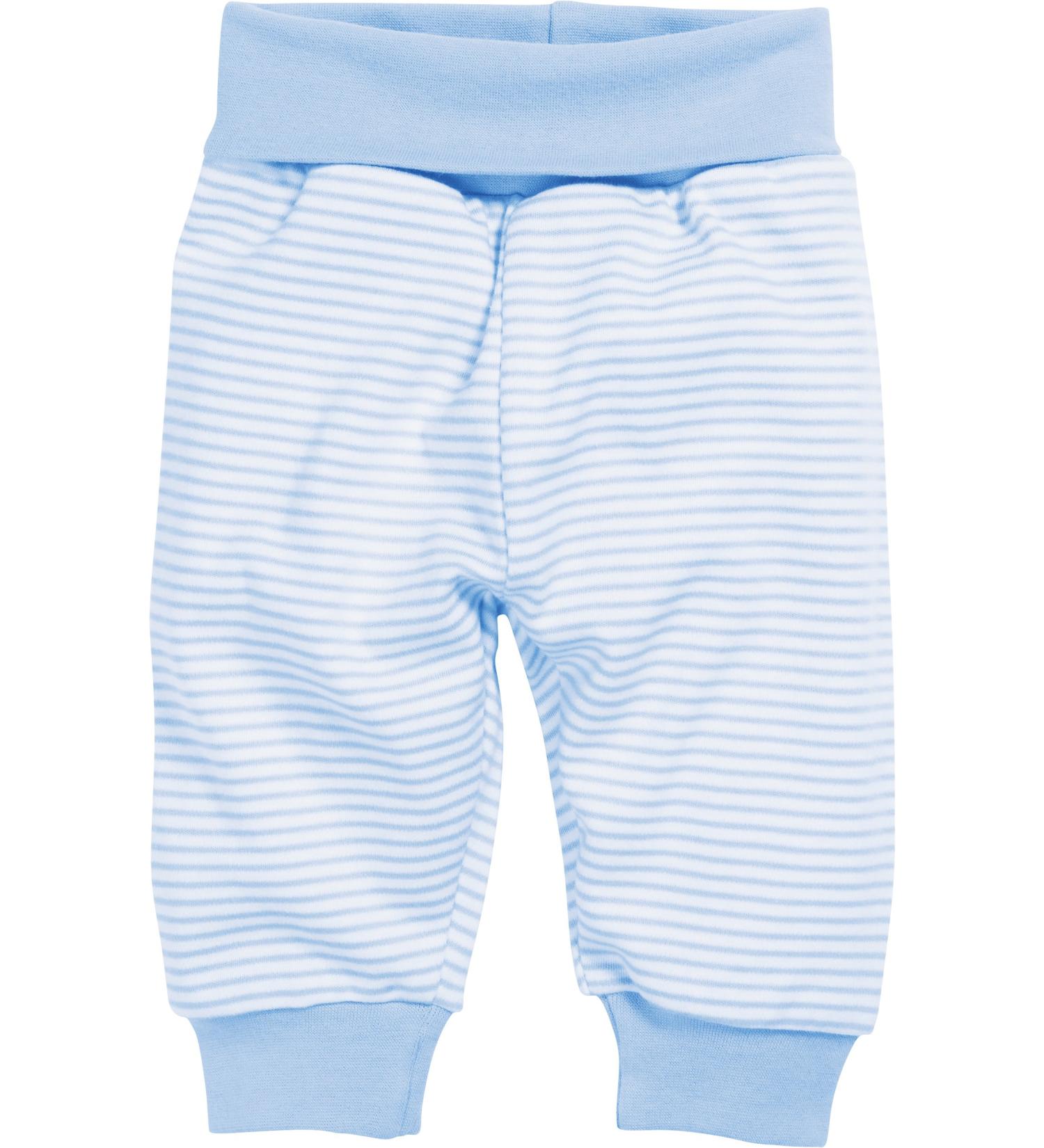 Playshoes Unisex Kid's Baby-Pumphose Sweat Jogging Pants 92 Bleu Striped | Comfortable and Stylish Kids' Joggers - Buy Online on GoSupps.com