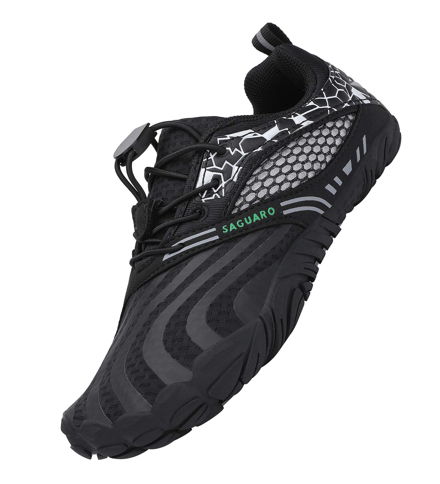SAGUARO Boys & Girls Barefoot Shoes | Breathable Bathing Shoes for Kids Size 24-36 EU - Black - Buy Online on GoSupps.com
