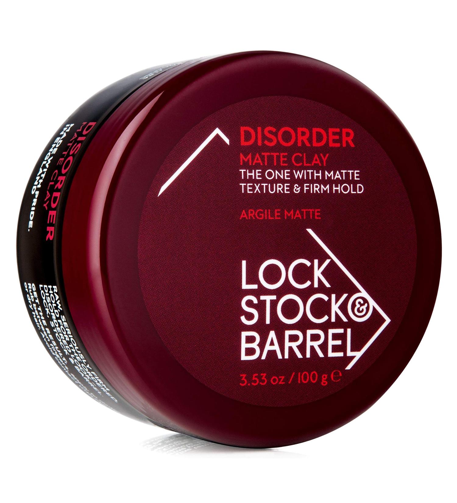 Lock Stock & Barrel Disorder Matte Clay for Men - 100g | Premium Hair Styling & International Shipping Available - Buy Online on GoSupps.com