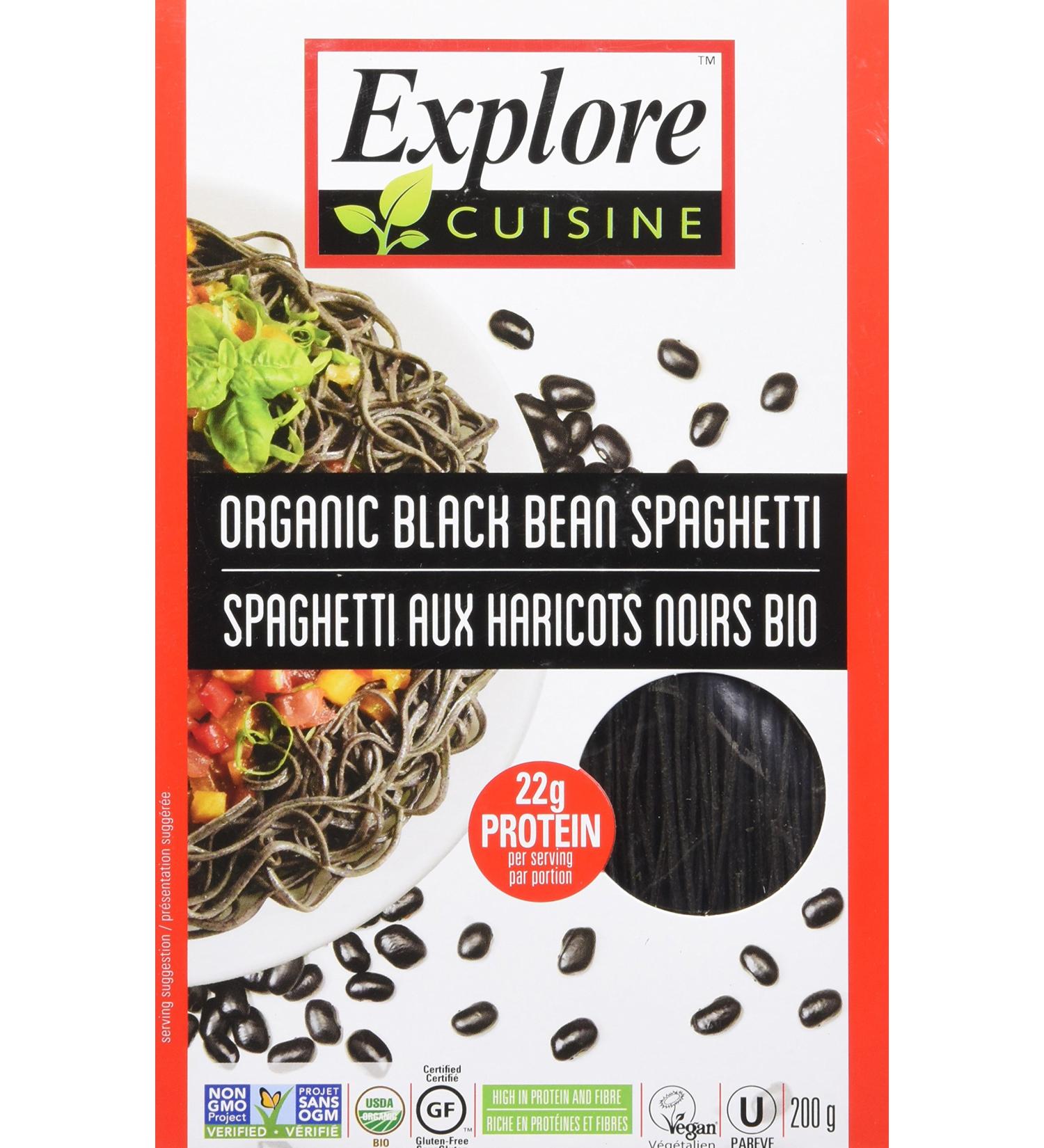 Explore Cuisine Black Bean Spaghetti 6 Count - Buy Online on GoSupps.com