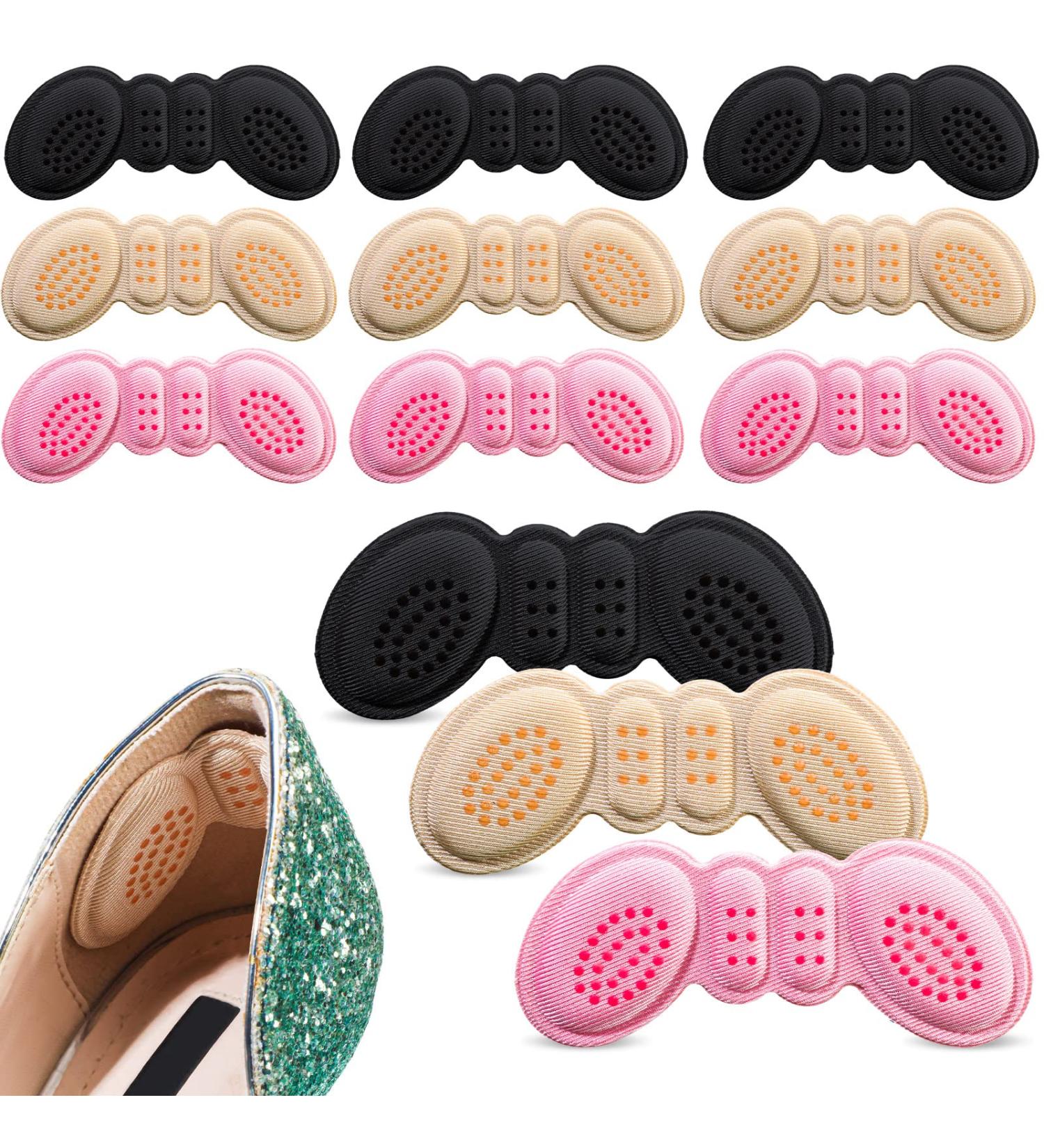 12 Pairs Anti Slip Heel Grips Cushions for Women Men - Prevent Blisters & Improve Shoe Fit - Buy Online on GoSupps.com