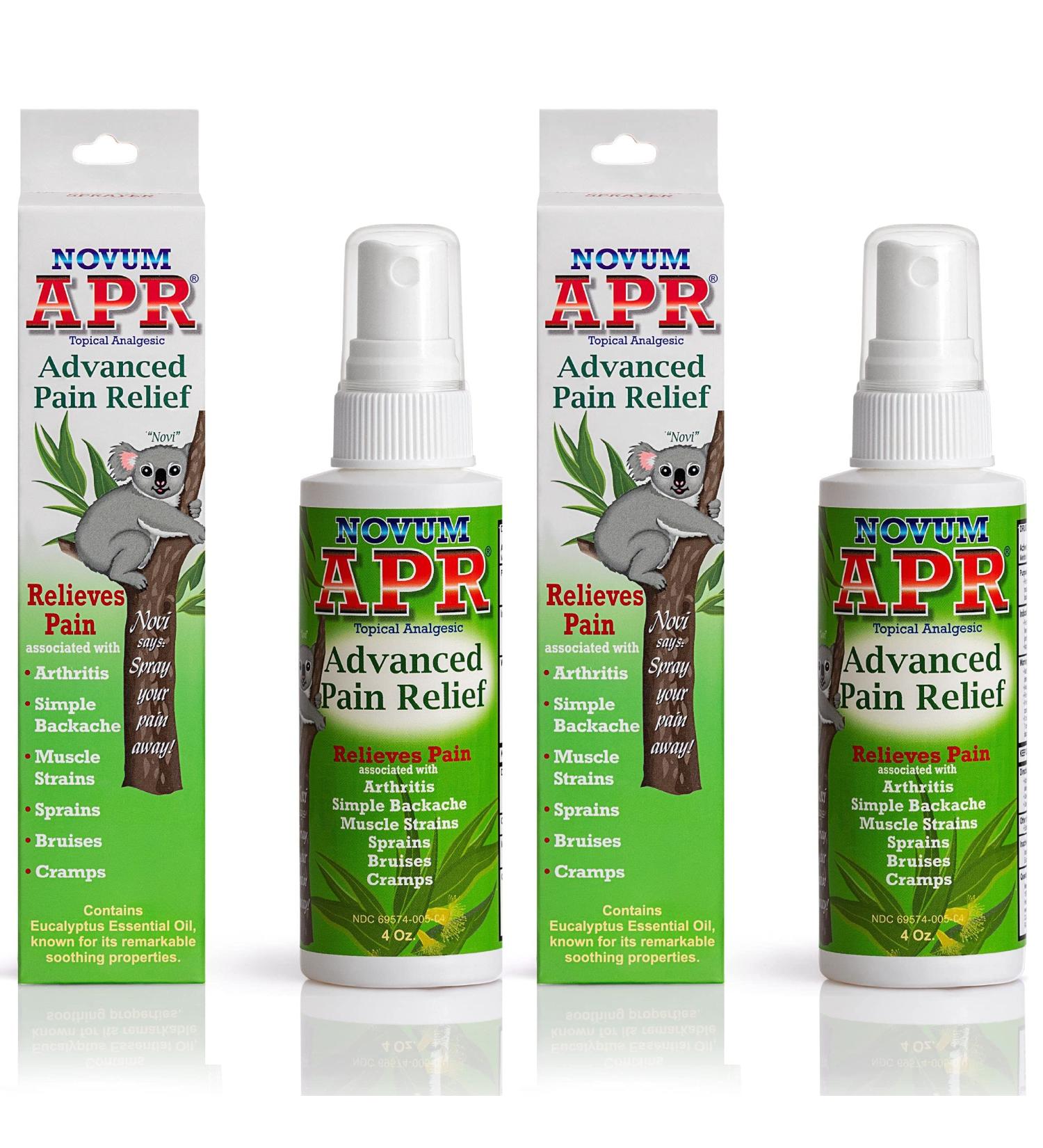 4 oz Advanced Pain Relief Spray for Muscles & Joints - 2 Pack | Fast International Shipping - Buy Online on GoSupps.com