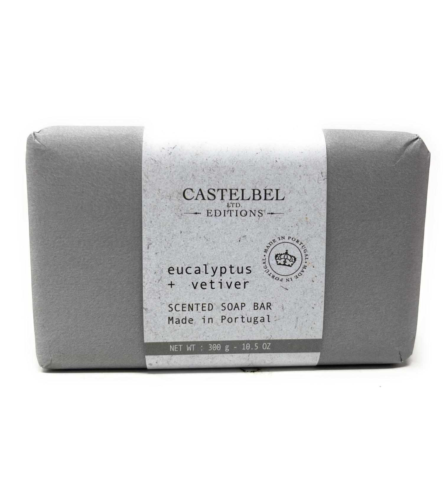 Castelbel Eucalyptus + Vetiver Fragranced Moisturizing Luxury Soap 10.5 Ounces