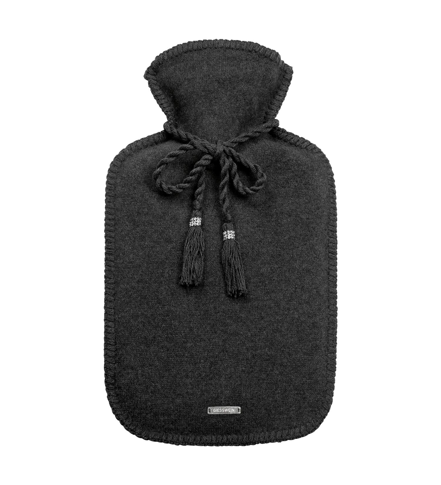 Giesswein 2L Ruby Heat Bottle - Soft Wool Removable Cover - Gray (029 Anthracite) | International Shipping - Buy Online on GoSupps.com