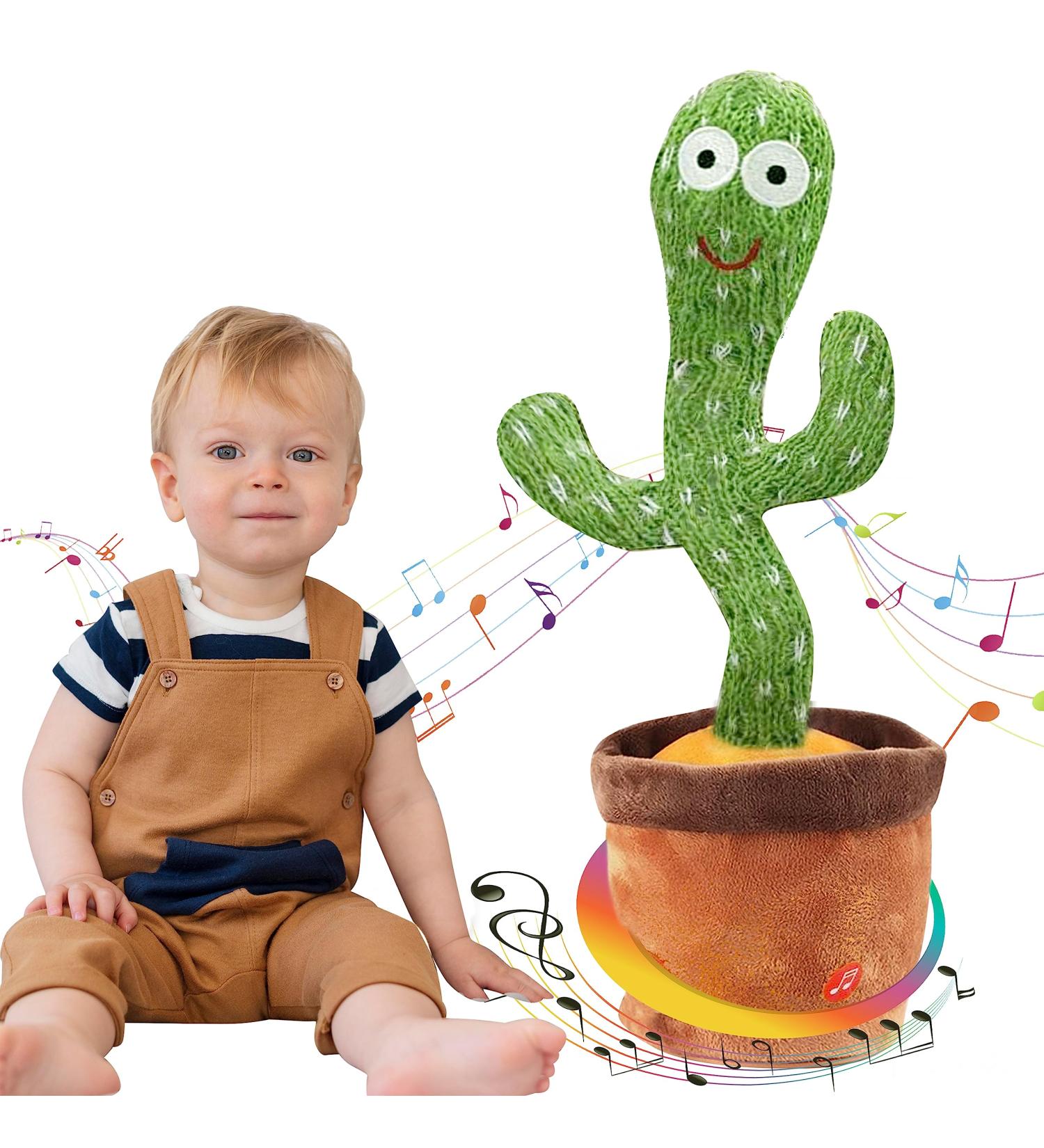 Ava's Toys Talking Cactus - Singing, Dancing, Voice Recording Plush Toy for Kids | Interactive Learning Toy for Boys and Girls - Buy Online on GoSupps.com