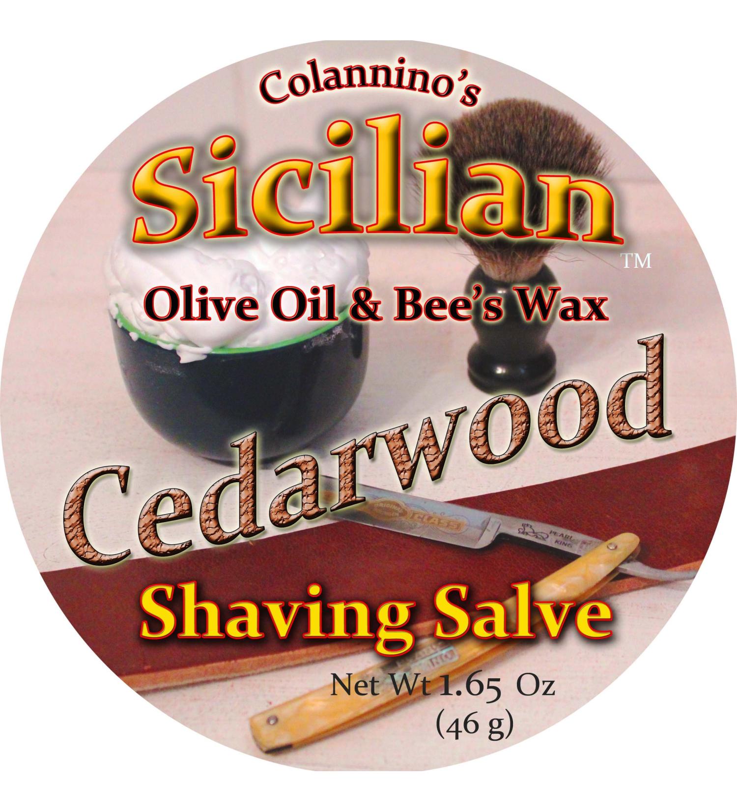 Colannino's Sicilian Shaving Salve (Cedarwood) Premium International Shipping | Luxurious Shaving Experience - Buy Online on GoSupps.com