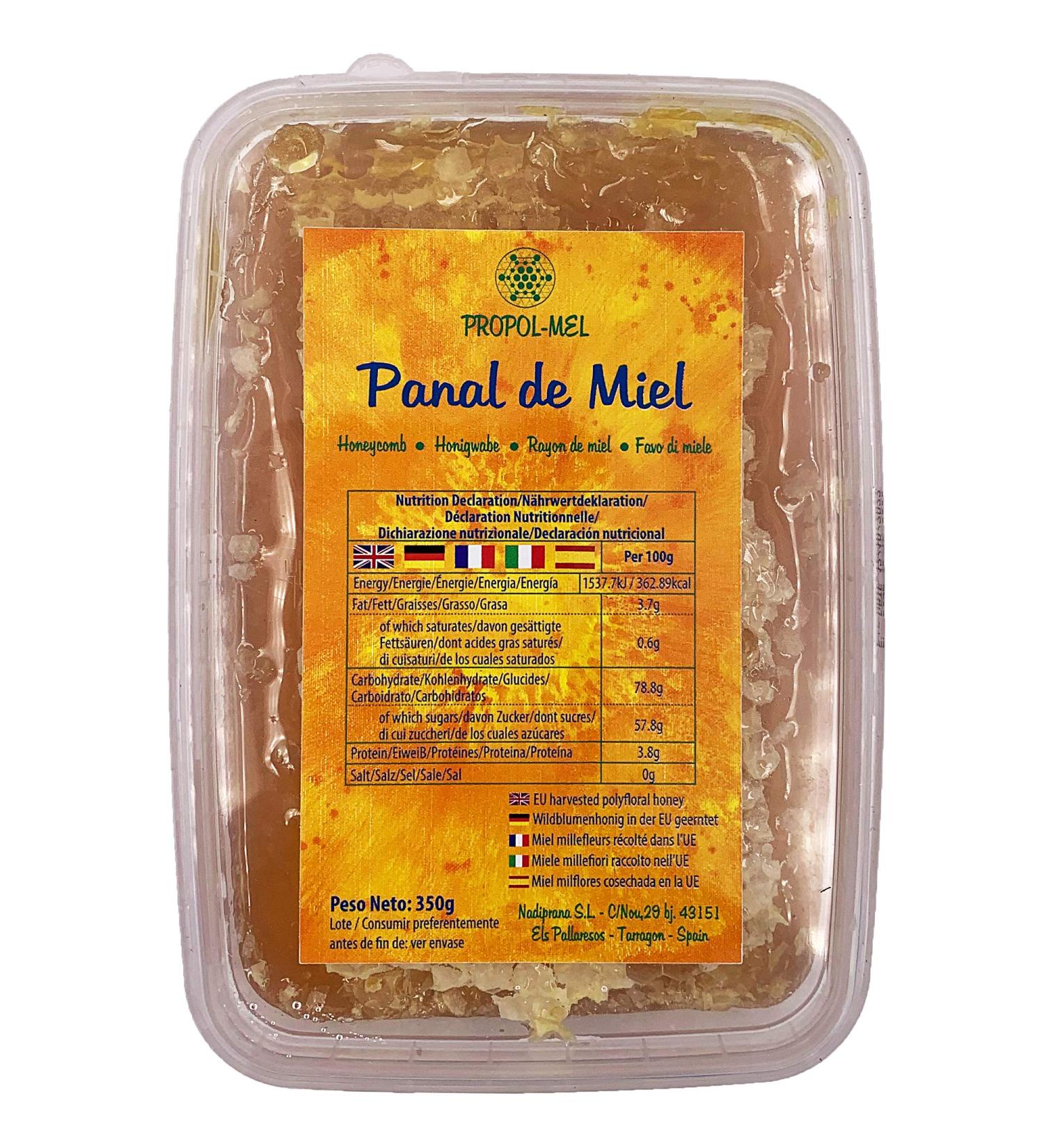 Honeycomb of EU origin -350 g - Flower honey in comb with floral aroma. Bee honey strengthens the defenses has - Buy Online on GoSupps.com