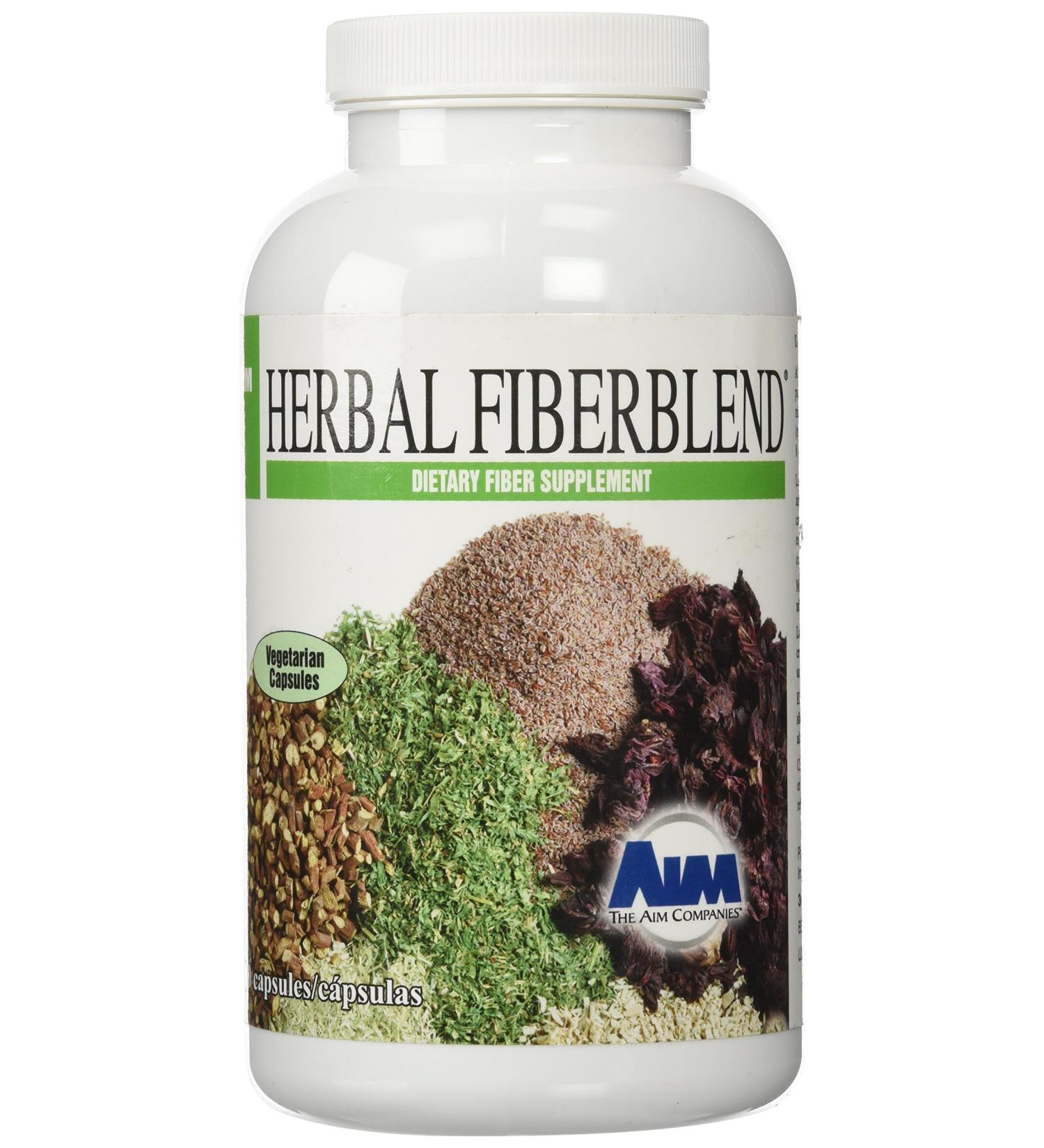Aim International Herbal Fiberblend Capsules - 280 Capsules | Natural Dietary Supplement - Buy Online on GoSupps.com