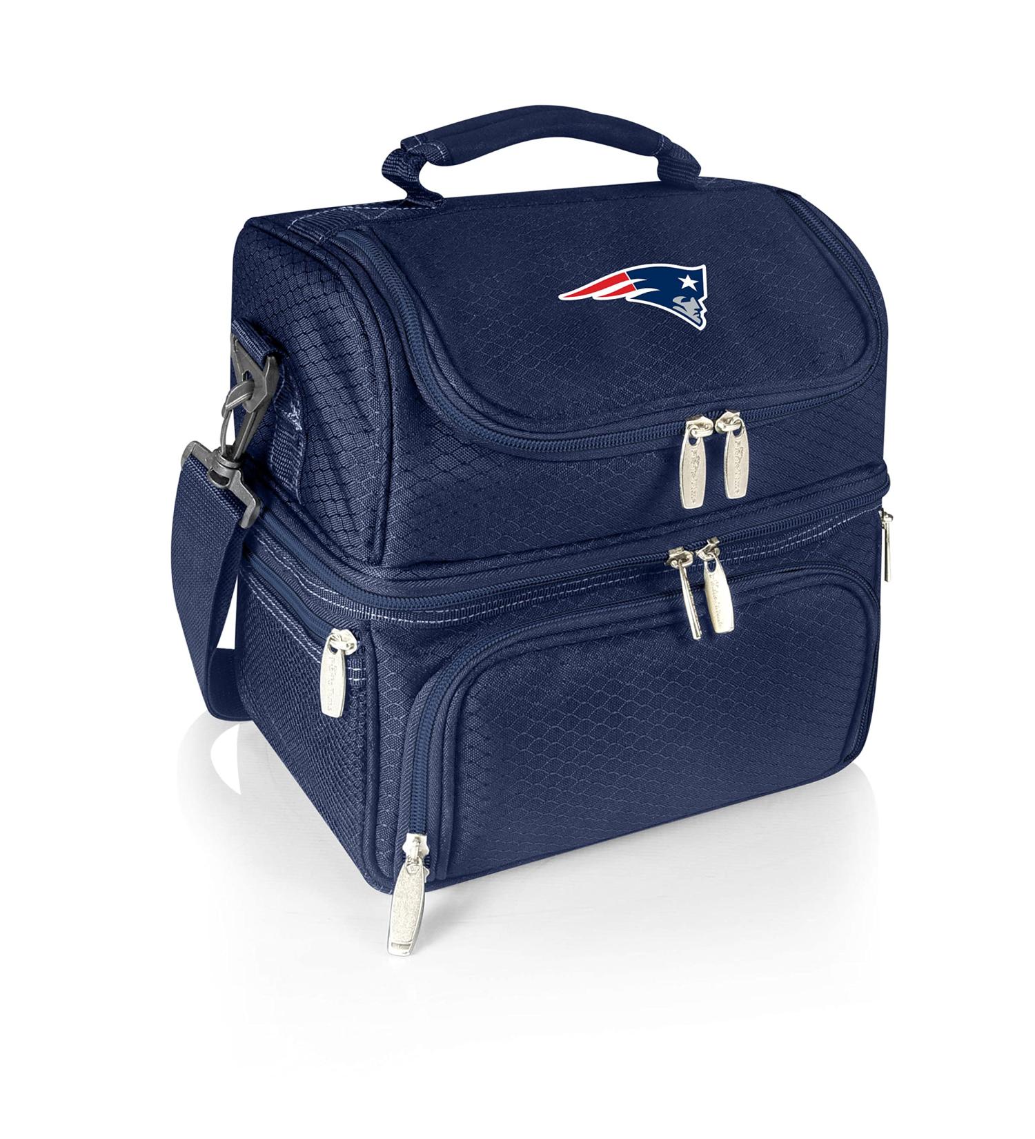 PICNIC TIME Navy New England Patriots Pranzo Lunch Tote - Officially Licensed NFL Lunch Bag - Buy Online on GoSupps.com