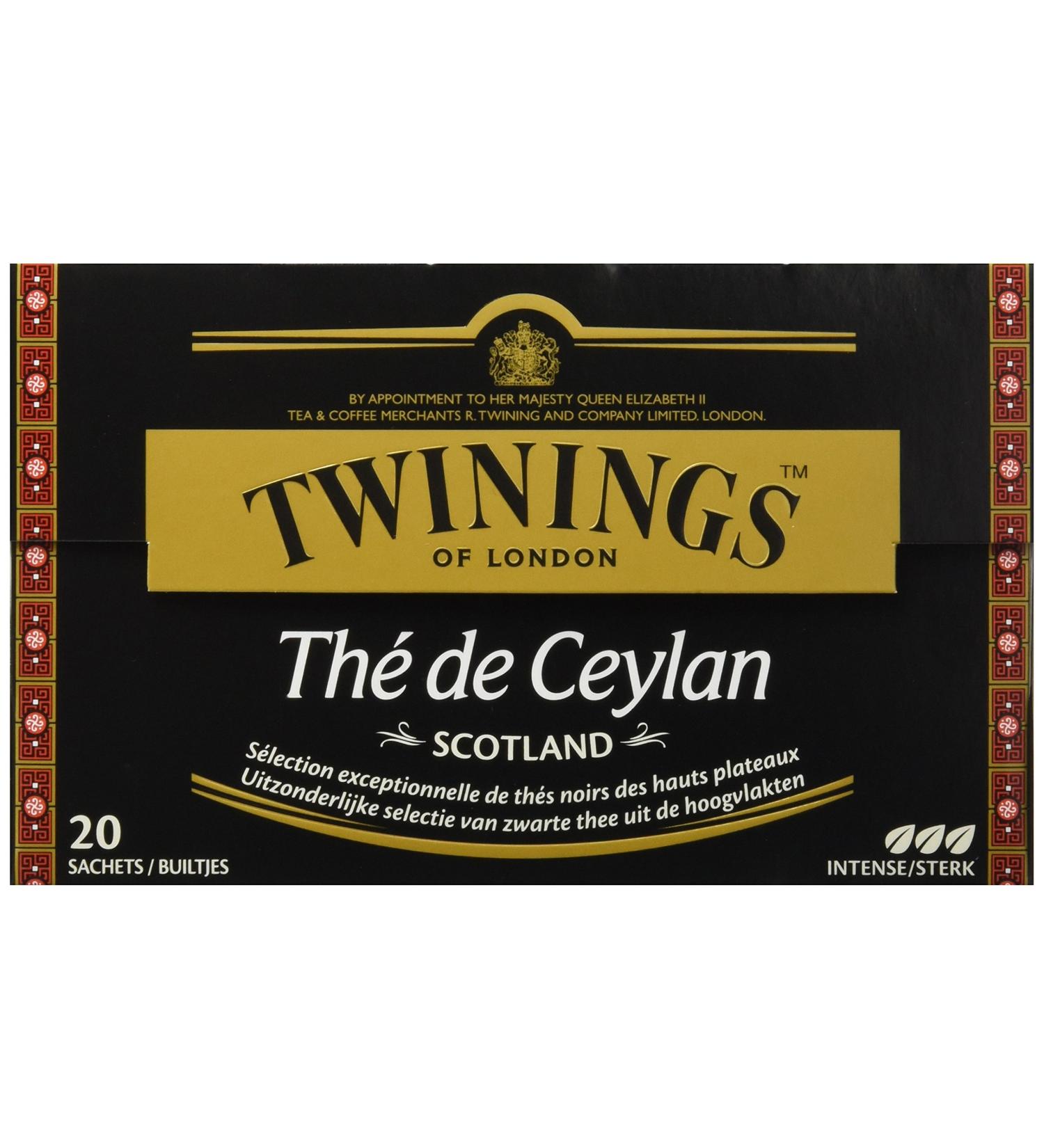  Twinings Twinings Th de Ceylan Scotland 20 Sachets 40 g. - Buy Online on GoSupps.com