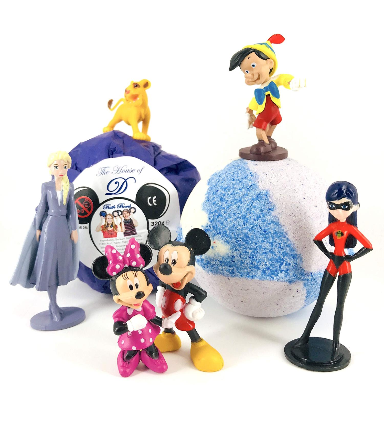 Parma Violet Surprise Toy Bath Bomb with "Disney" Toys 320g - Buy Online on GoSupps.com