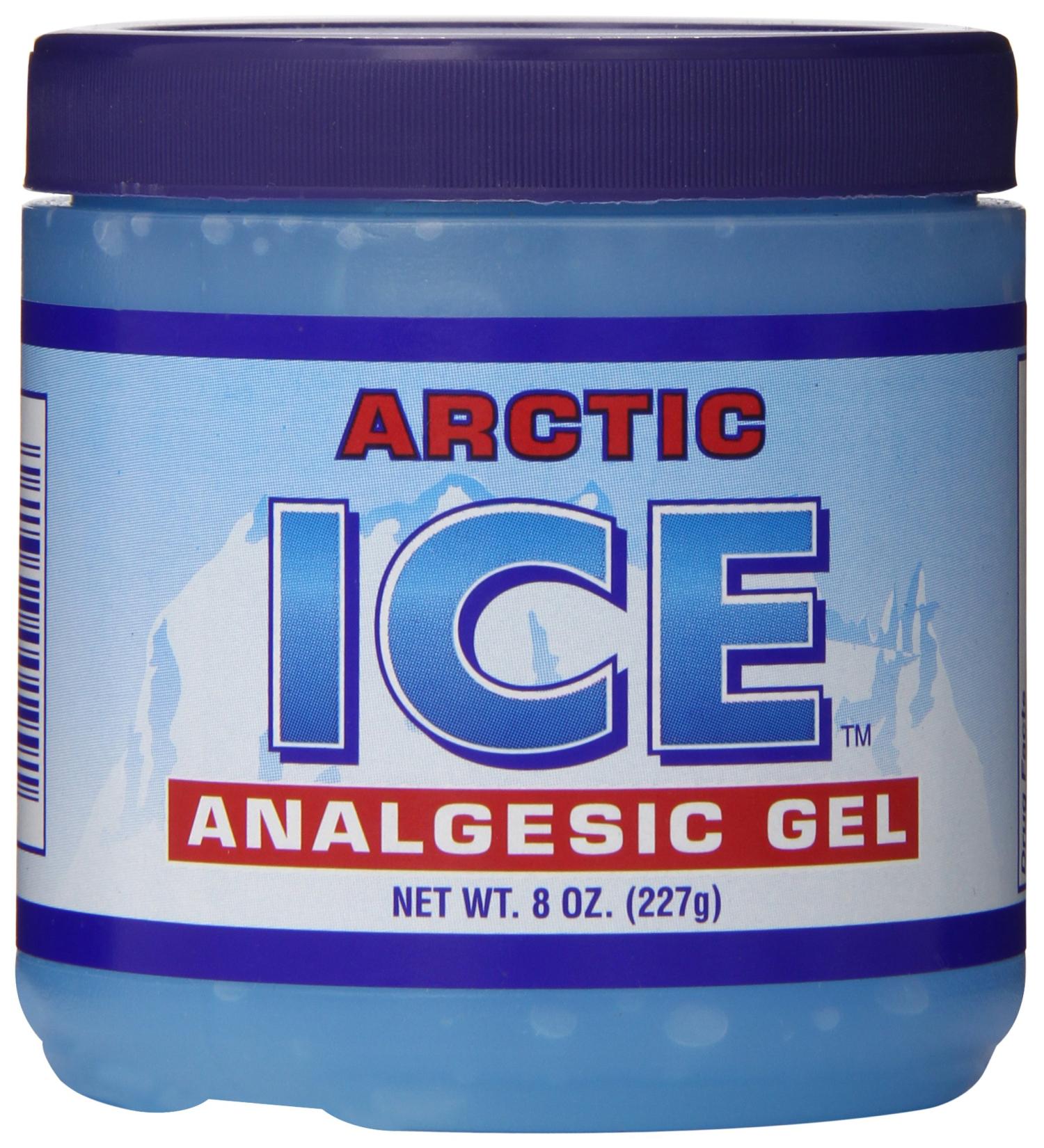 Arctic Ice Analgesic Gel 8 Oz - Fast Pain Relief | Smooth Soothing and Cooling | Buy Internationally - Buy Online on GoSupps.com