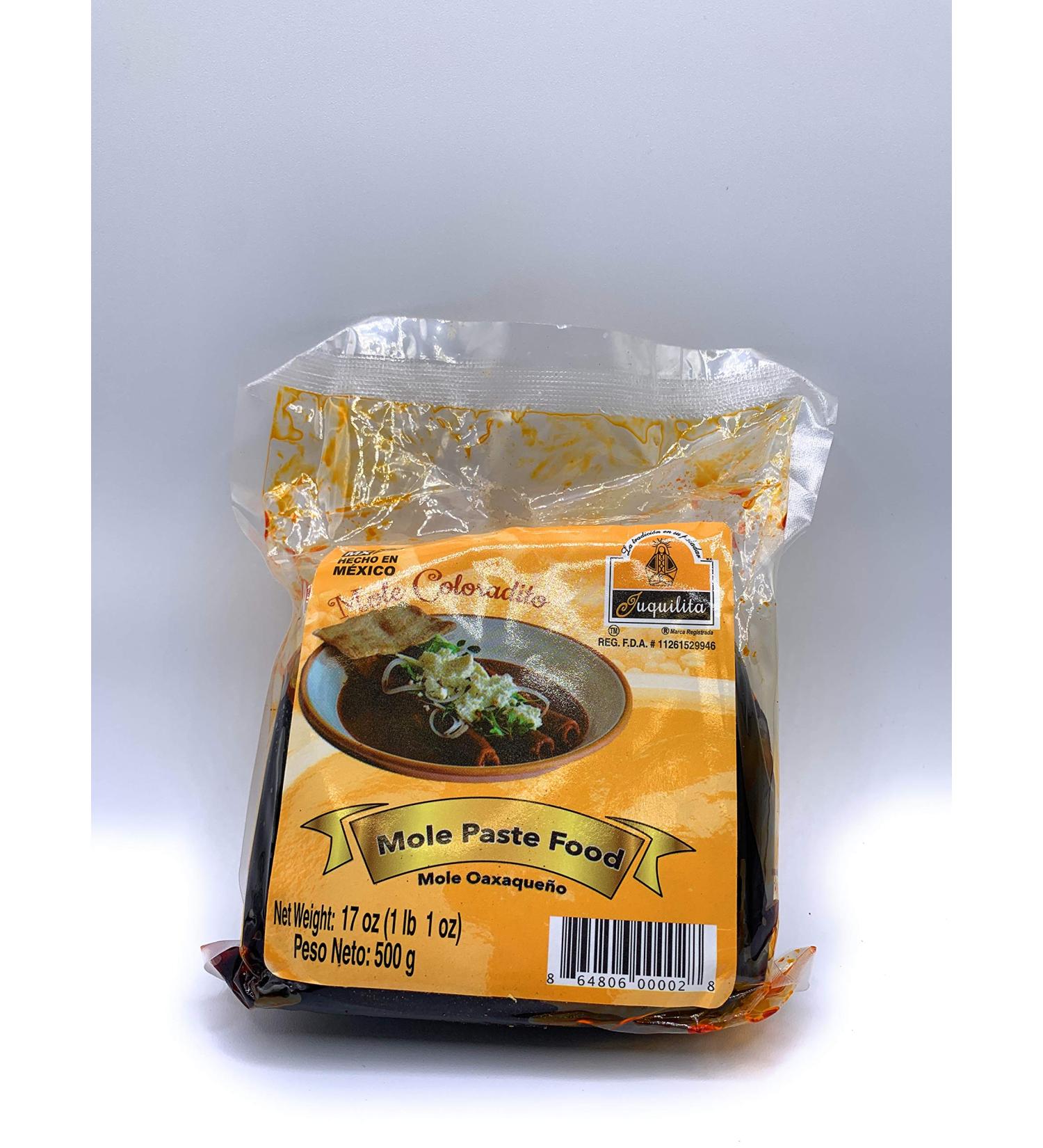 Juquilita Mole Coloradito - Mole Oaxaqueno Paste - 17 oz
