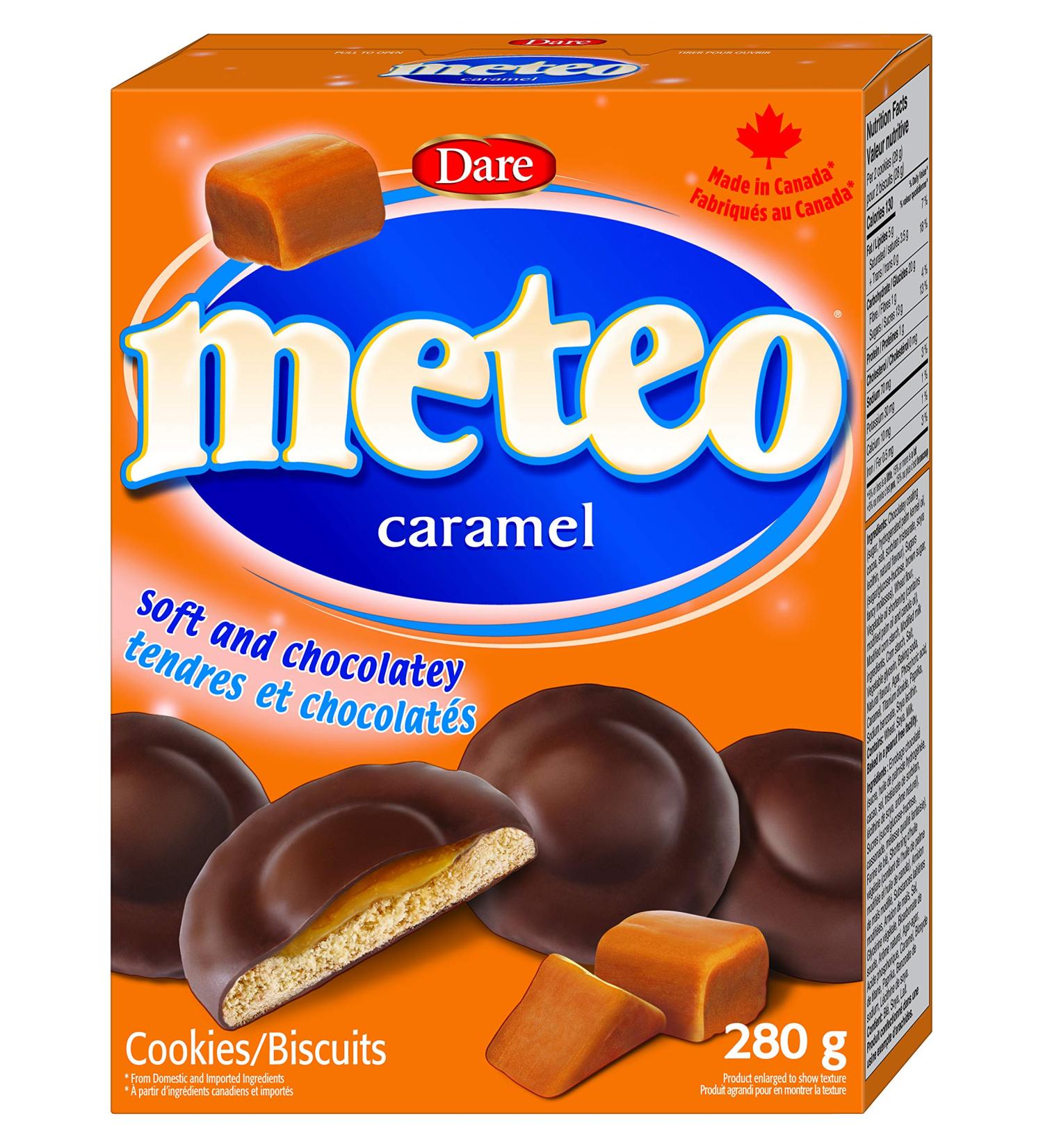 Meteo Dare Caramel Cookies 280g Box 280 Grams Caramel 280 g (Pack of 1) - Buy Online on GoSupps.com