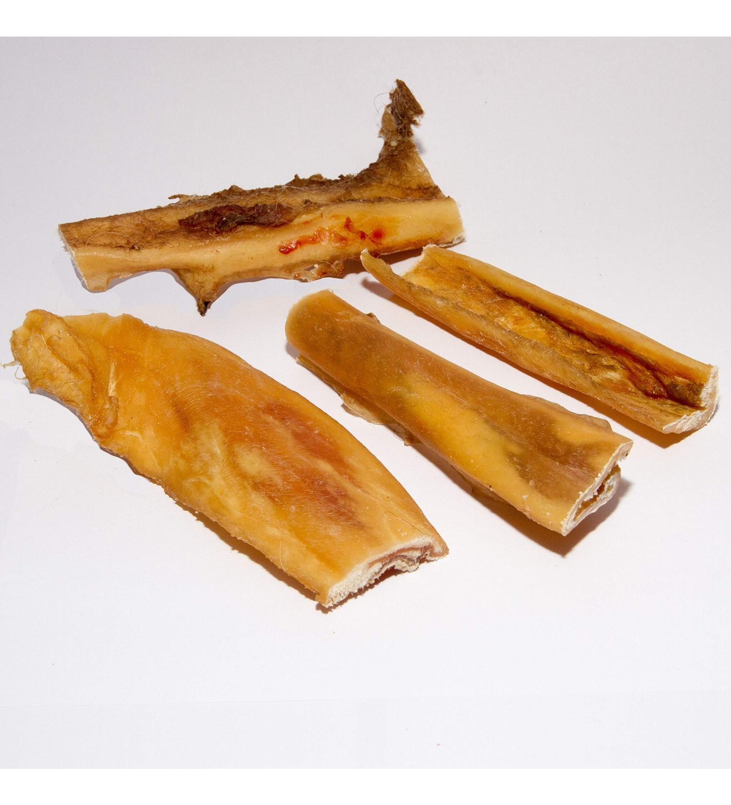 Beef scalp 2 x 1000g golden brown chew snack like oxtails/beef ears Beef 1 kg (pack of 2)