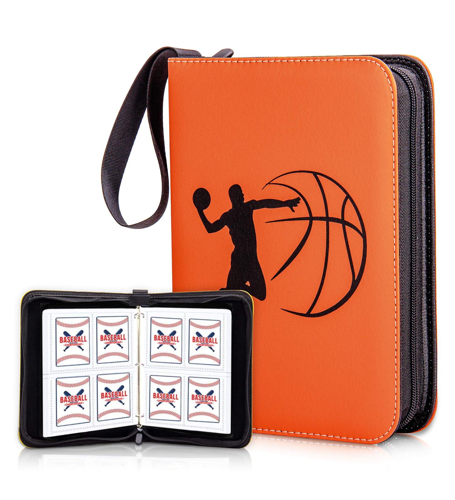 CLOVERCAT 4 Pocket Waterproof Trading Card Binder - Sports Theme Basketball Figure Display Holder for Pokmon, Yugioh, MTG & TCG - 400 Double Sided Pockets - Expandable - Buy Online on GoSupps.com