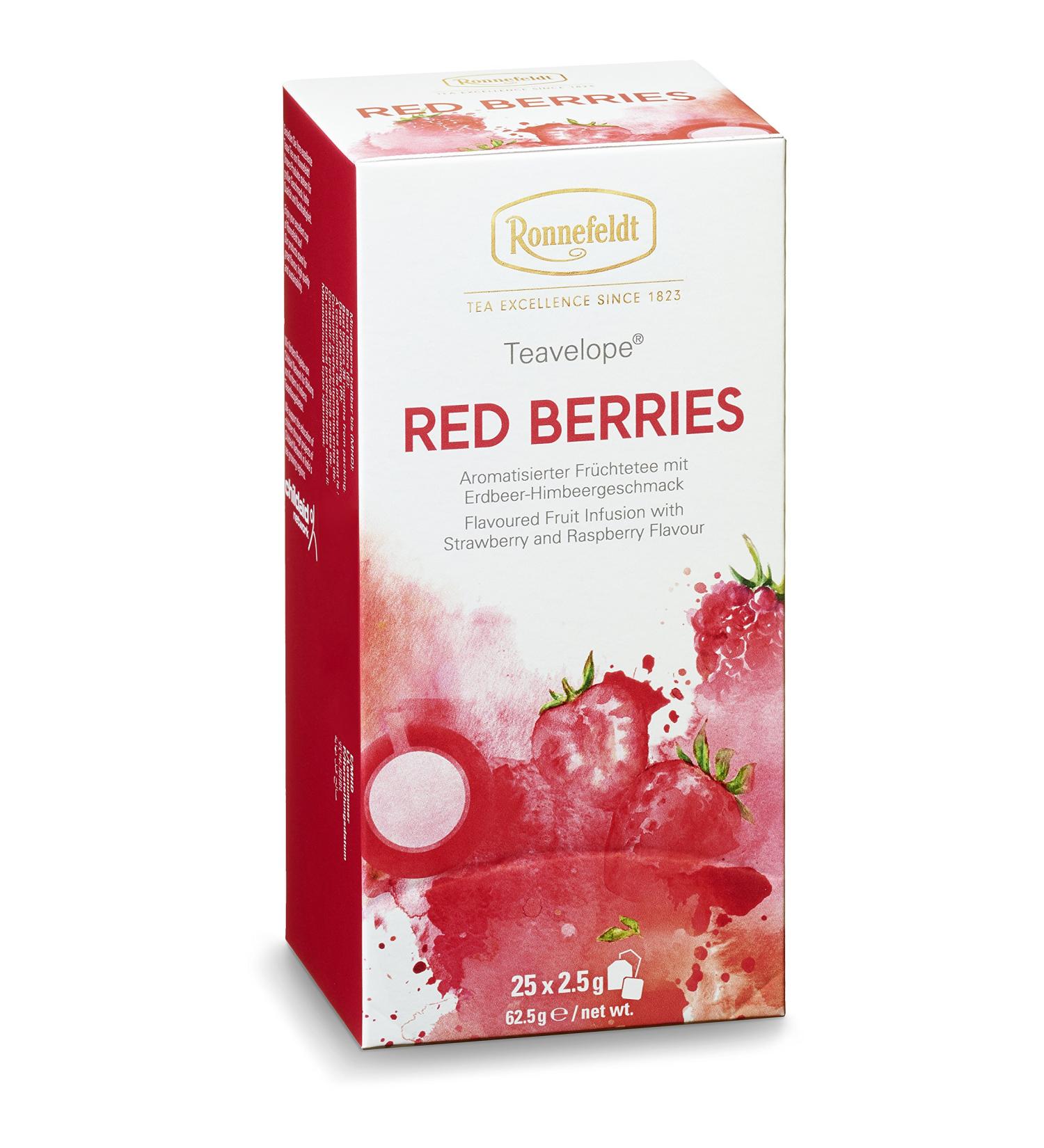 Ronnefeldt - Teavelope - Red Berries - Flavoured Fruit Tea - 25 X 2.5g ... - Buy Online on GoSupps.com