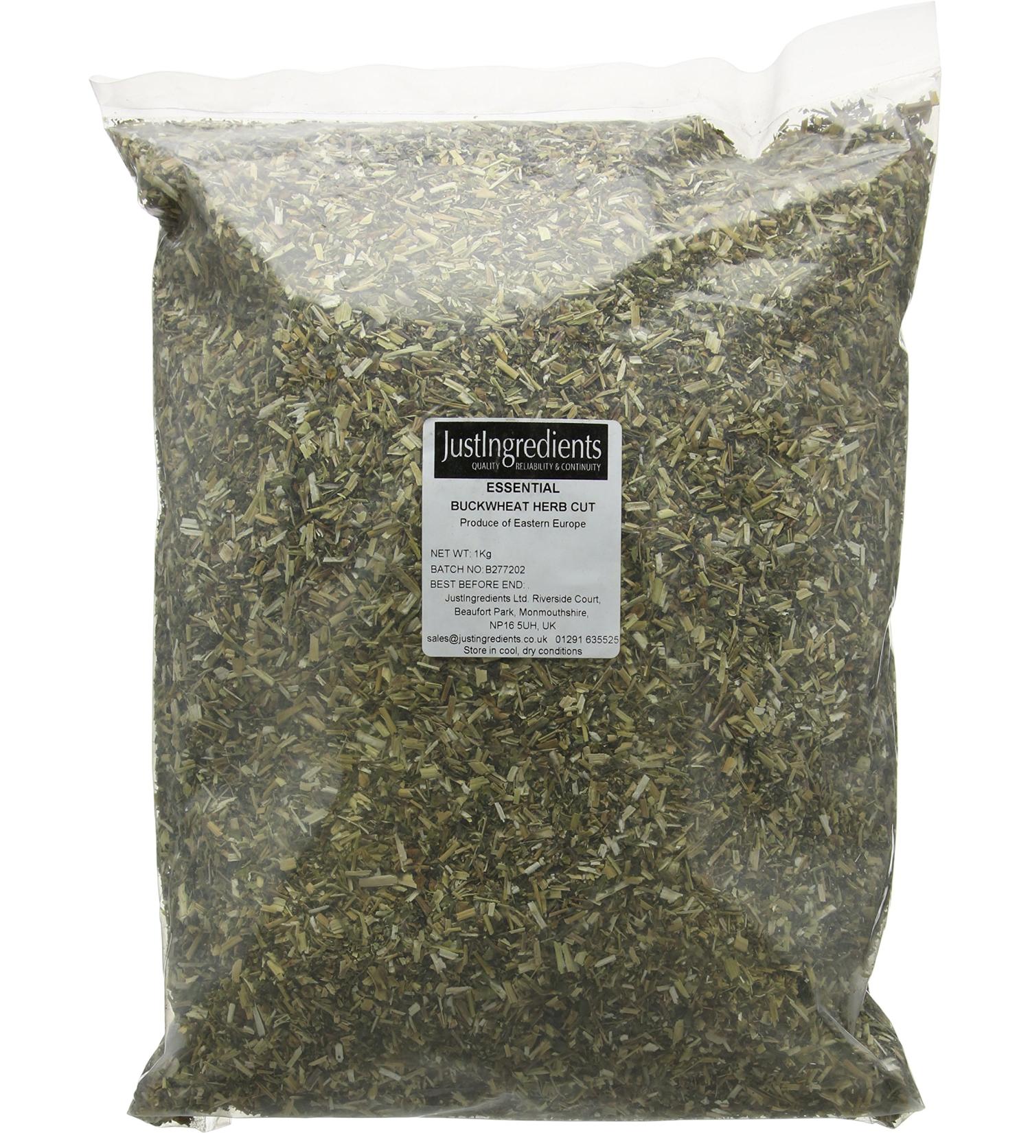 JustIngredients Essentials Buckwheat Herb 1 kg - Buy Online on GoSupps.com