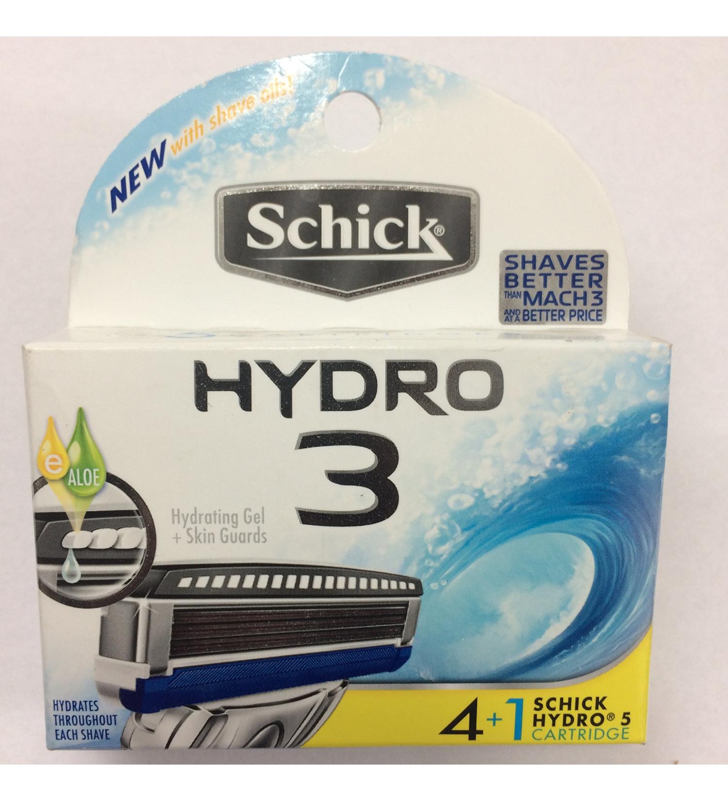 Buy Schick Hydro 3 Refills (4-Pack) - Best International Shipping & Deals - Buy Online on GoSupps.com
